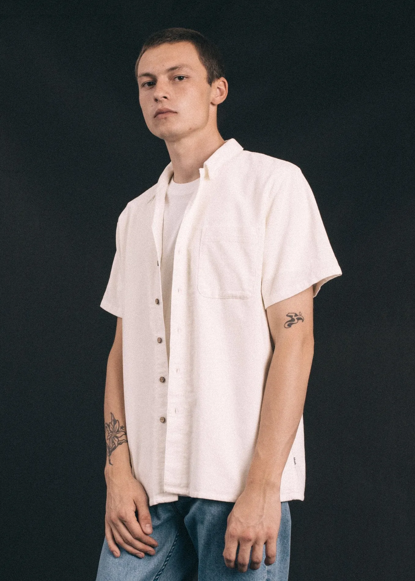 Afends Mens Cuba Libre - Revere Short Sleeve Shirt