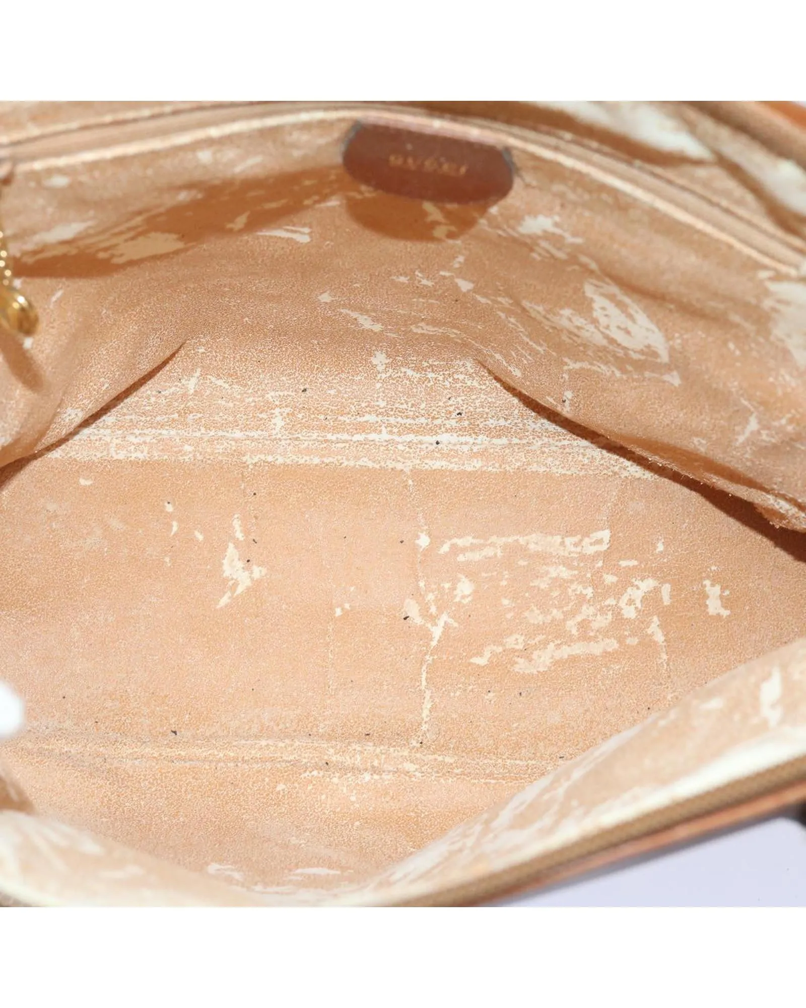 Authentic Leather Bamboo Handbag by Gucci