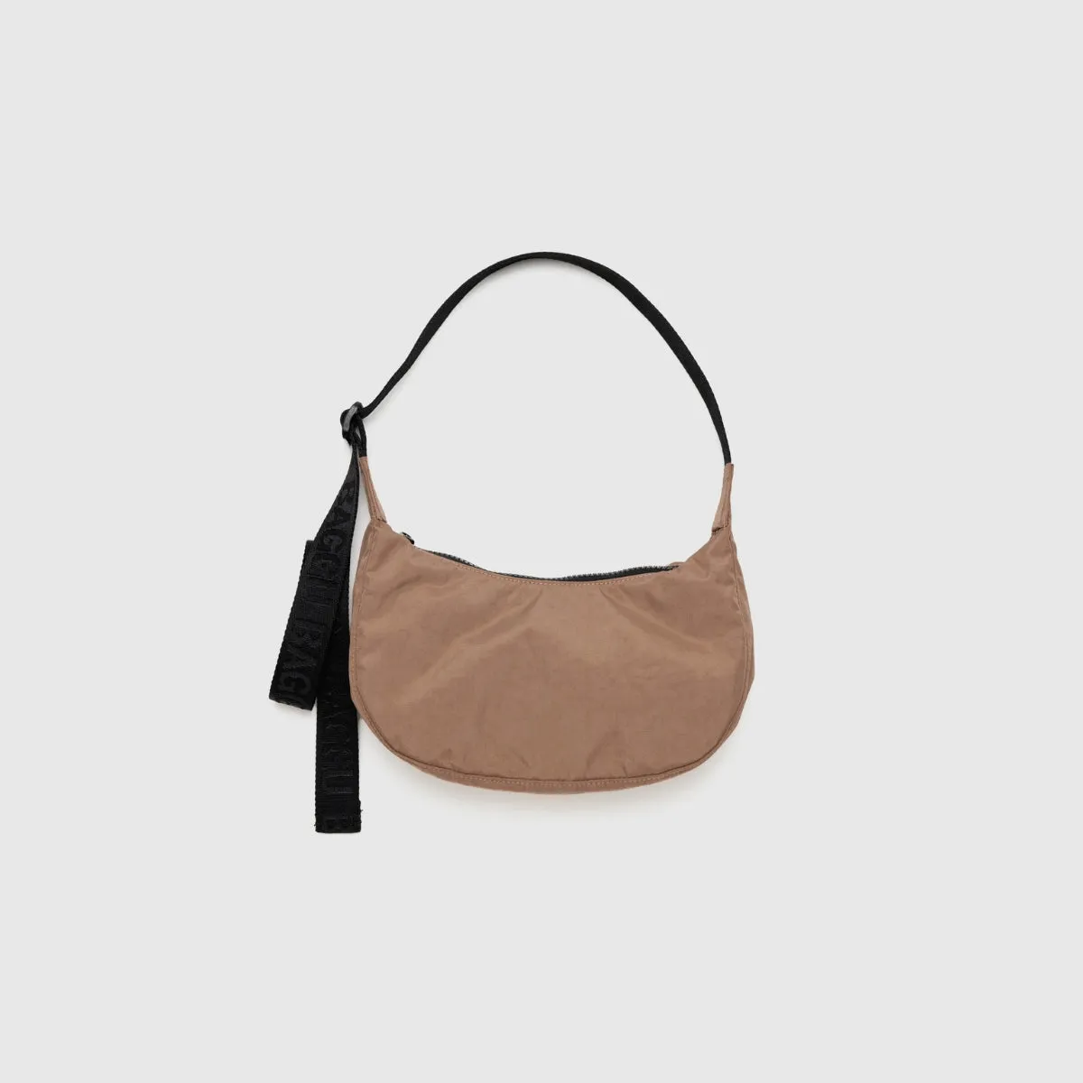 Baggu Small Nylon Crescent Bag in Cocoa