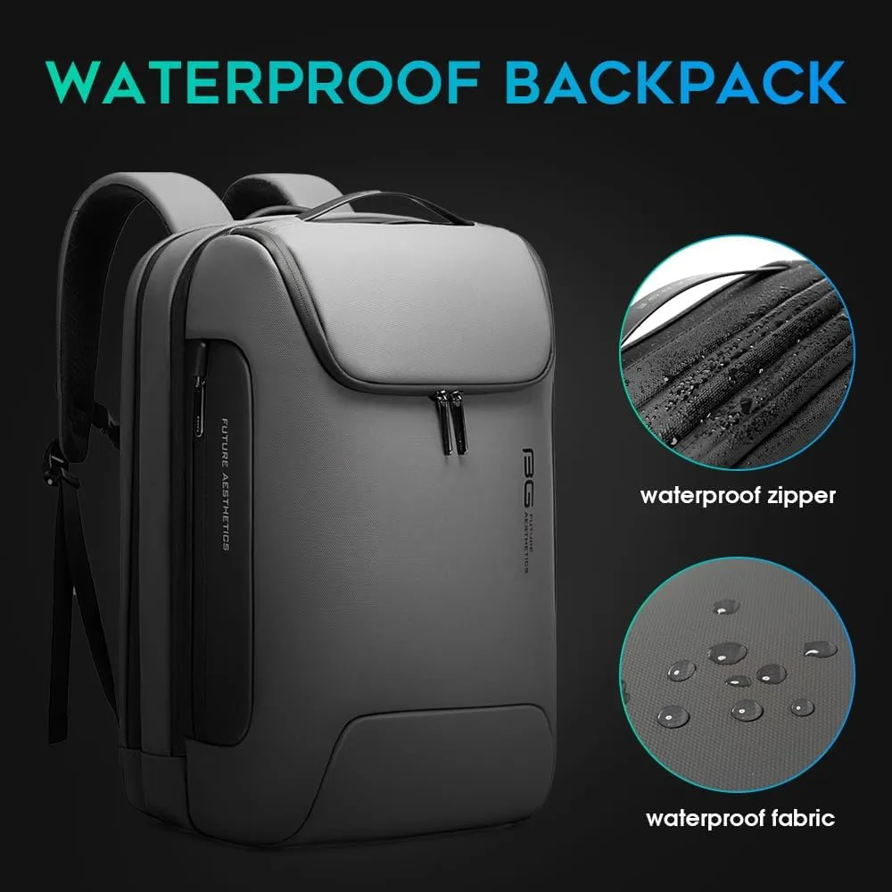 BANGE Anti Theft Backpack With TSA Lock,Waterproof Backpacks With YKK Zipper, High Tech Business Backpack For Men And Women, Laptop Backpack Fits For 17.3 Inch Notebook