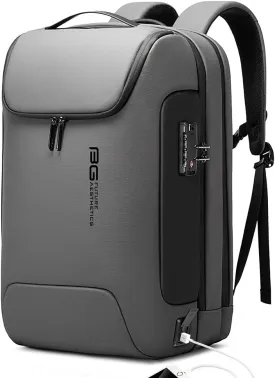 BANGE Anti Theft Backpack With TSA Lock,Waterproof Backpacks With YKK Zipper, High Tech Business Backpack For Men And Women, Laptop Backpack Fits For 17.3 Inch Notebook