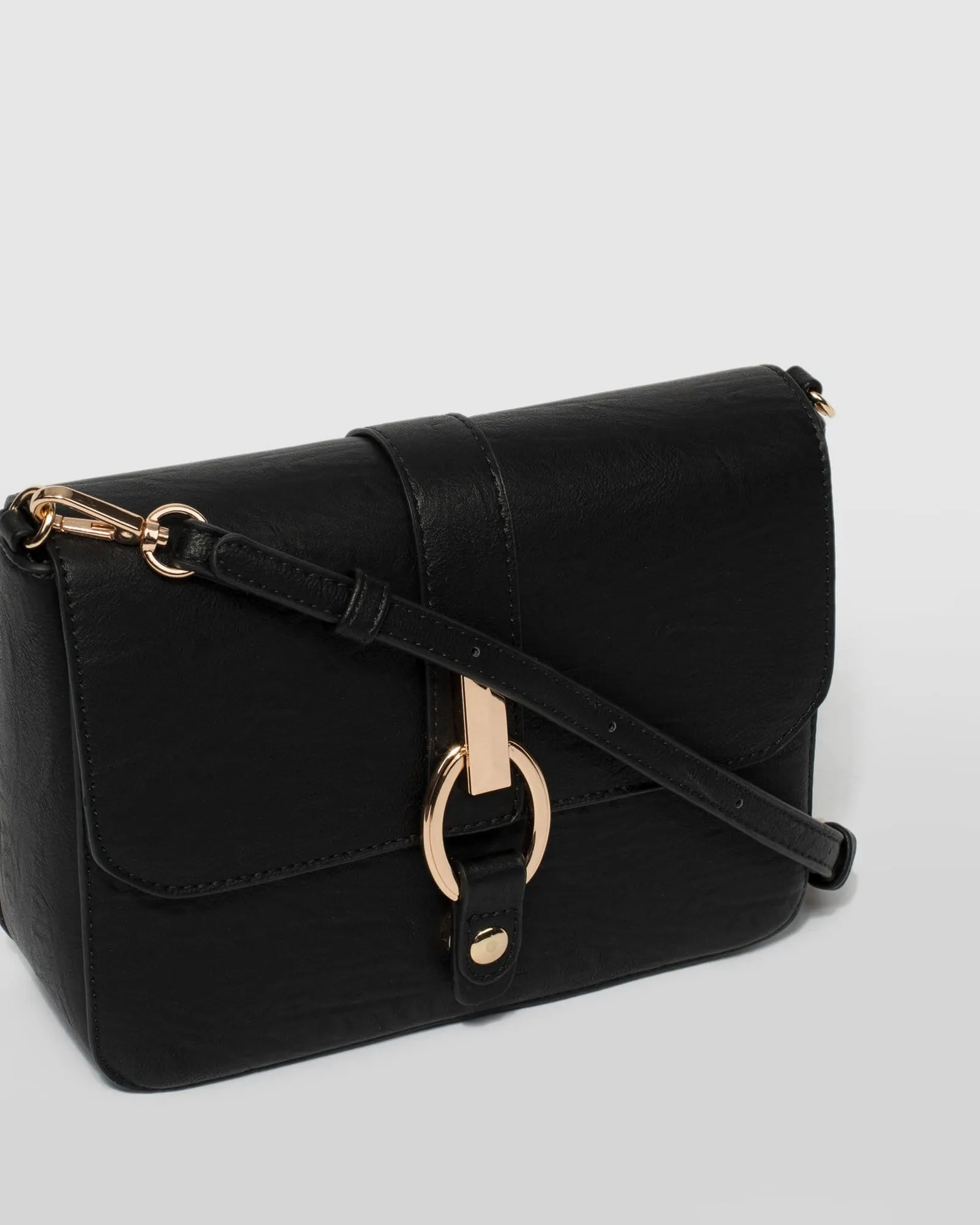 Black Elissa Crossbody Bag