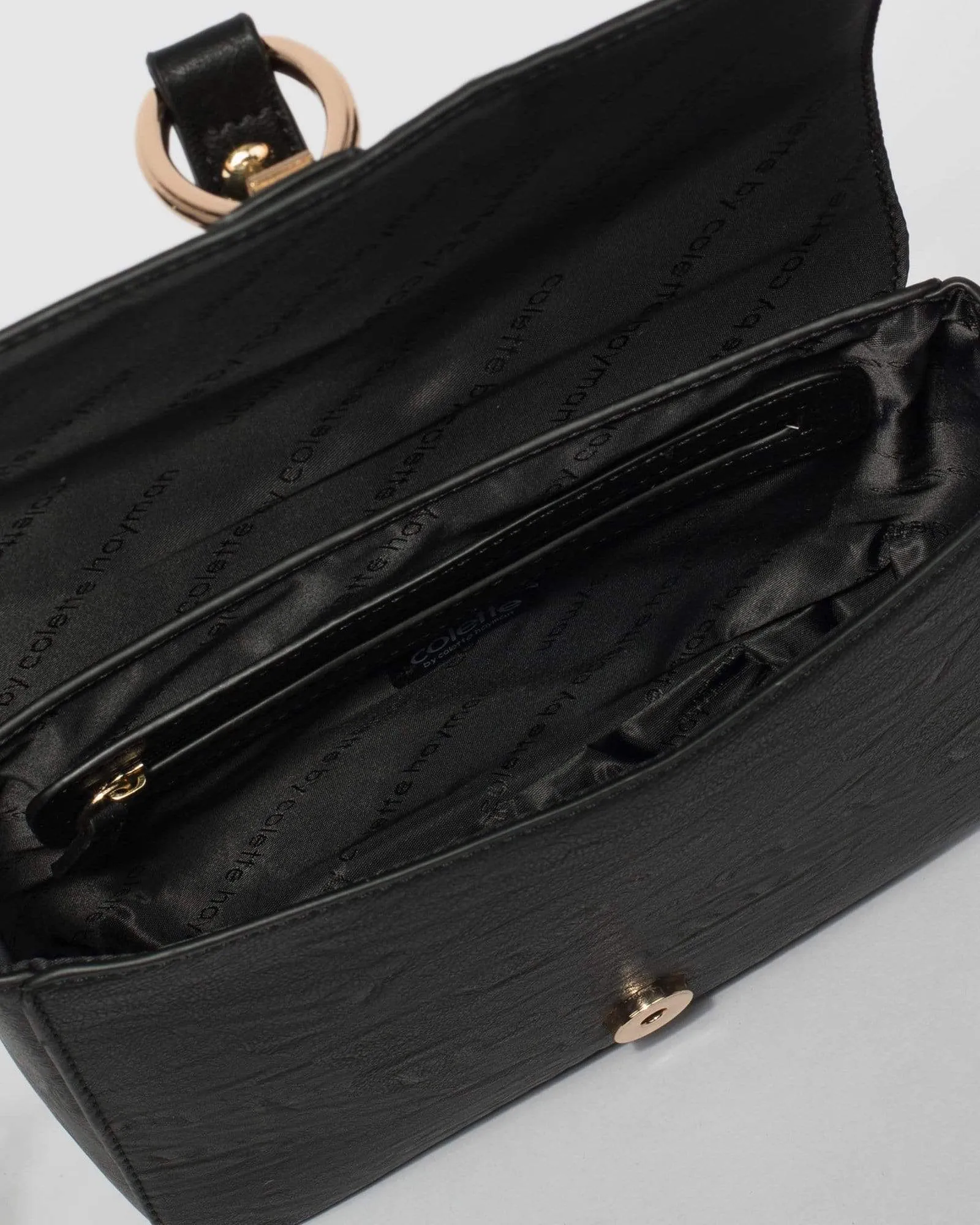 Black Elissa Crossbody Bag