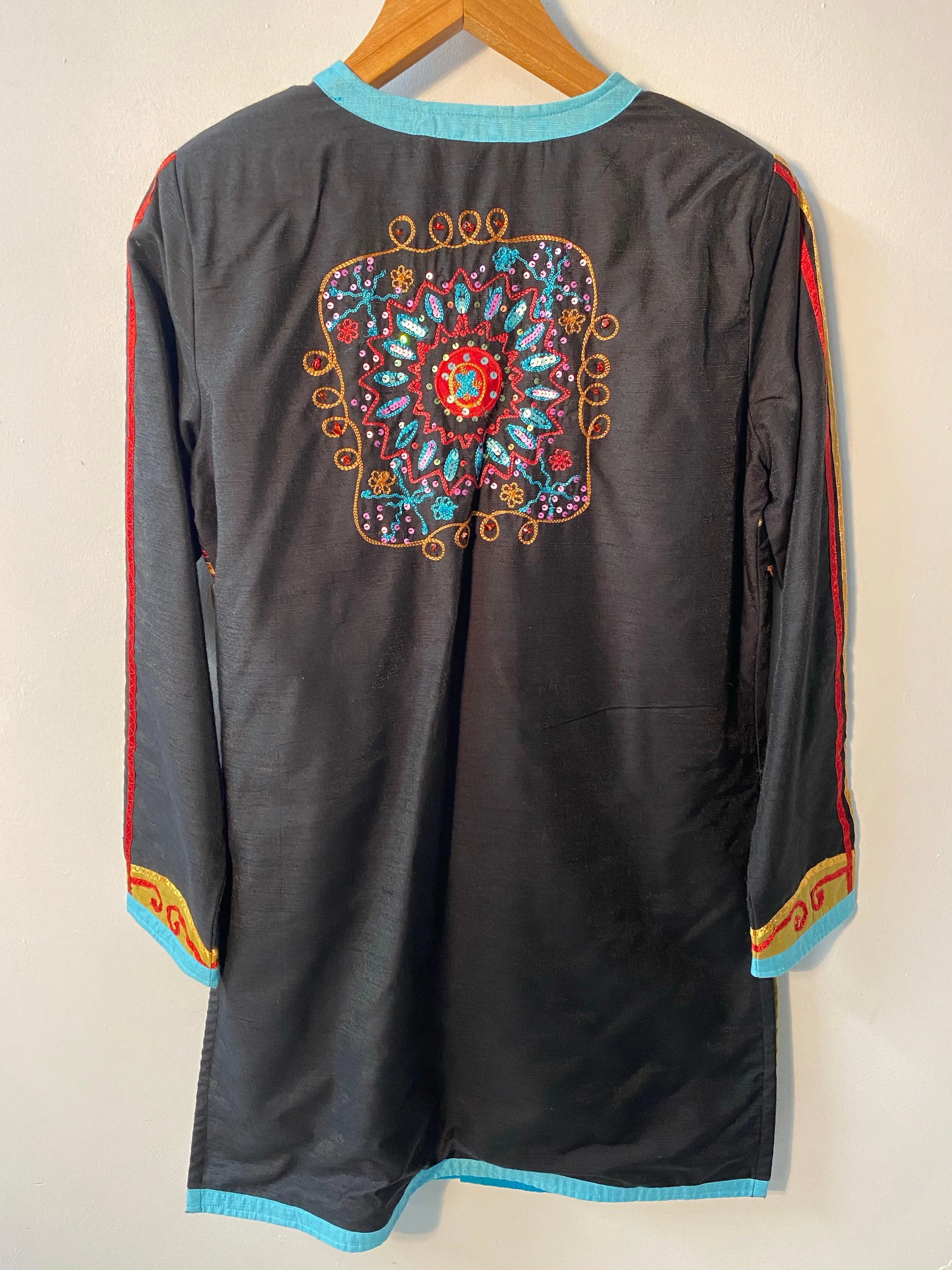 BNWT Indigo Moon Jacket Multicoloured Embroidered Sequinned Size XS UK10