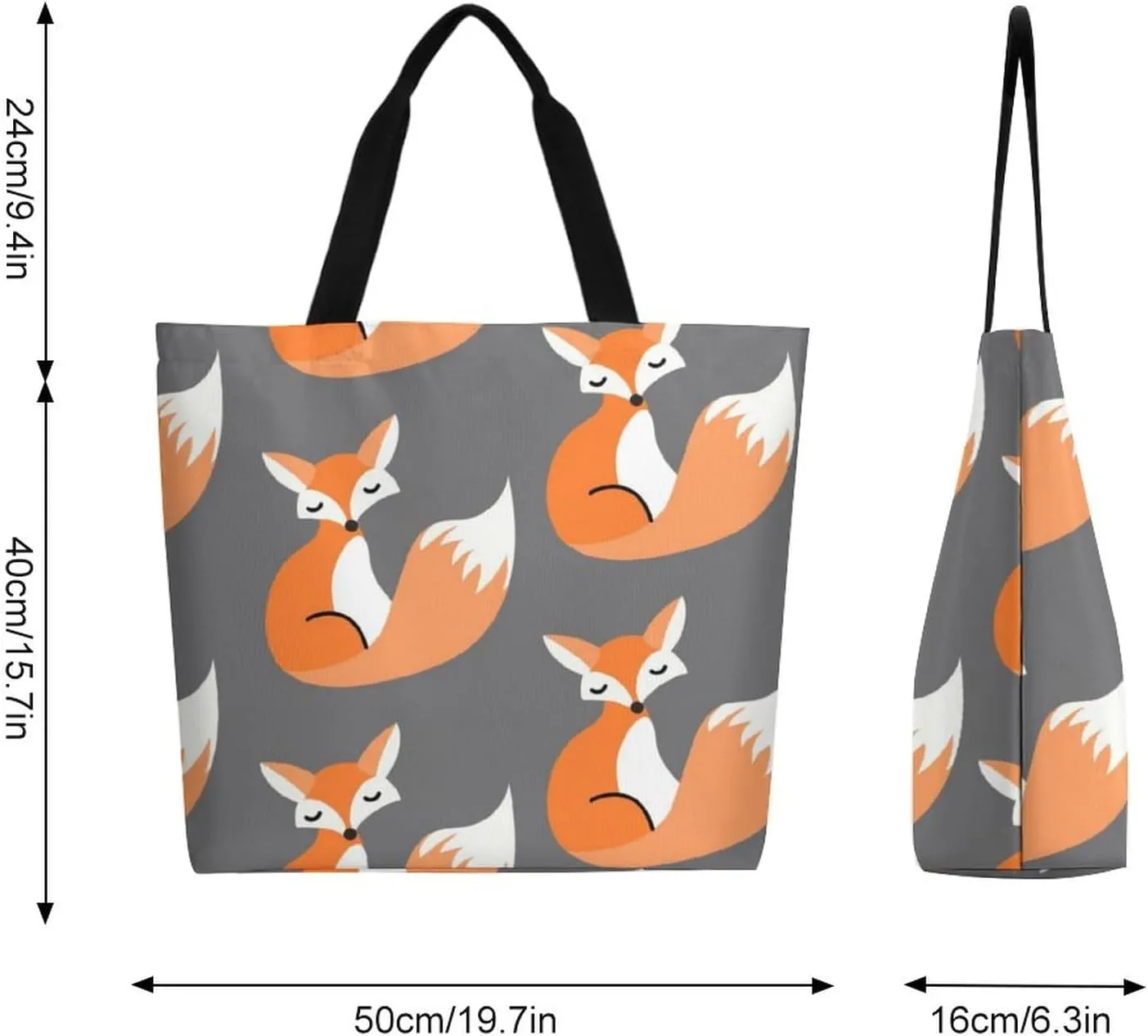 Canvas Tote Bag Large Women Casual Shoulder Bag Handbag Reusable Beach Shopping Grocery Bag For Outdoors