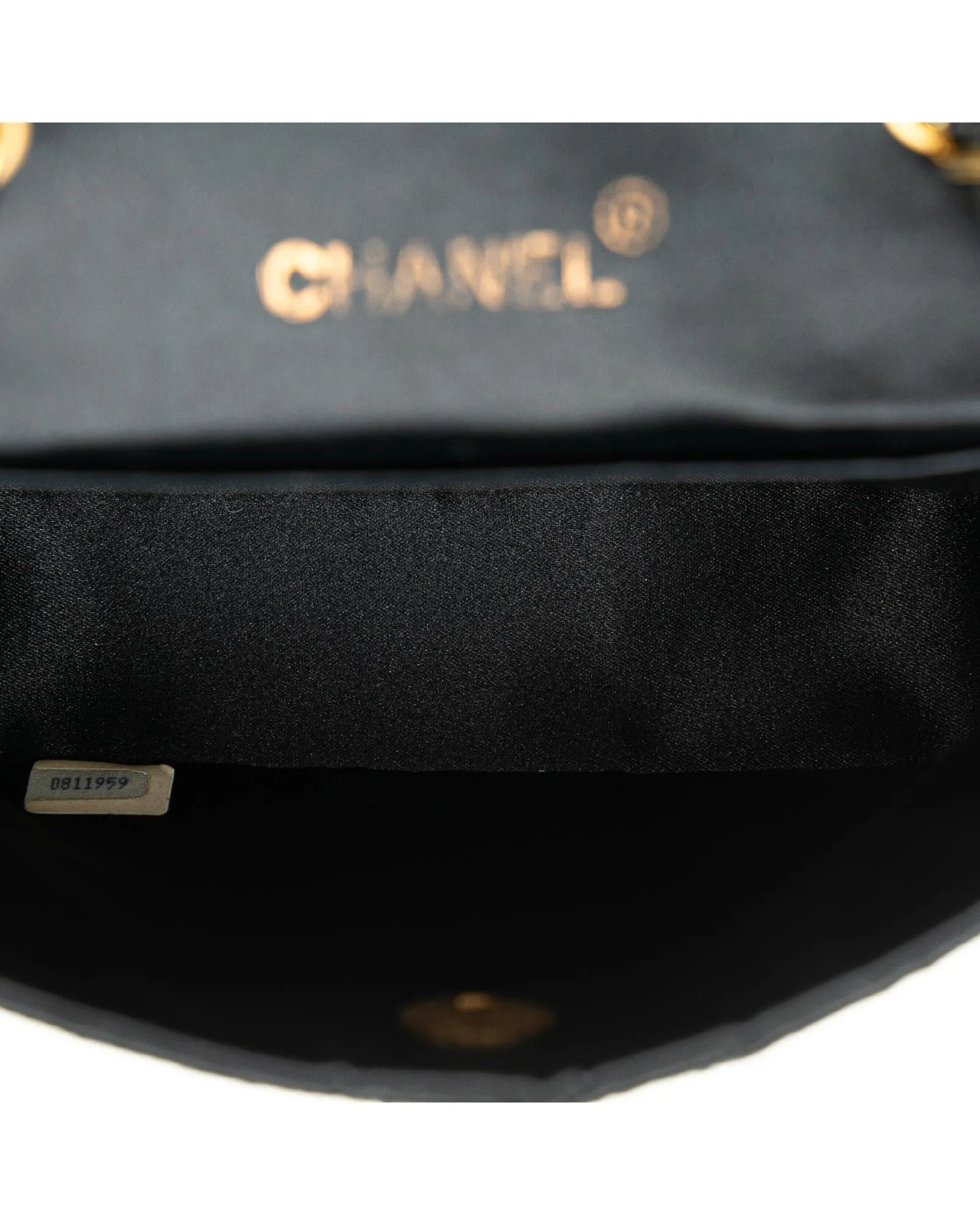 Chanel 19 Mini Backpack Black Quilted Nylon
