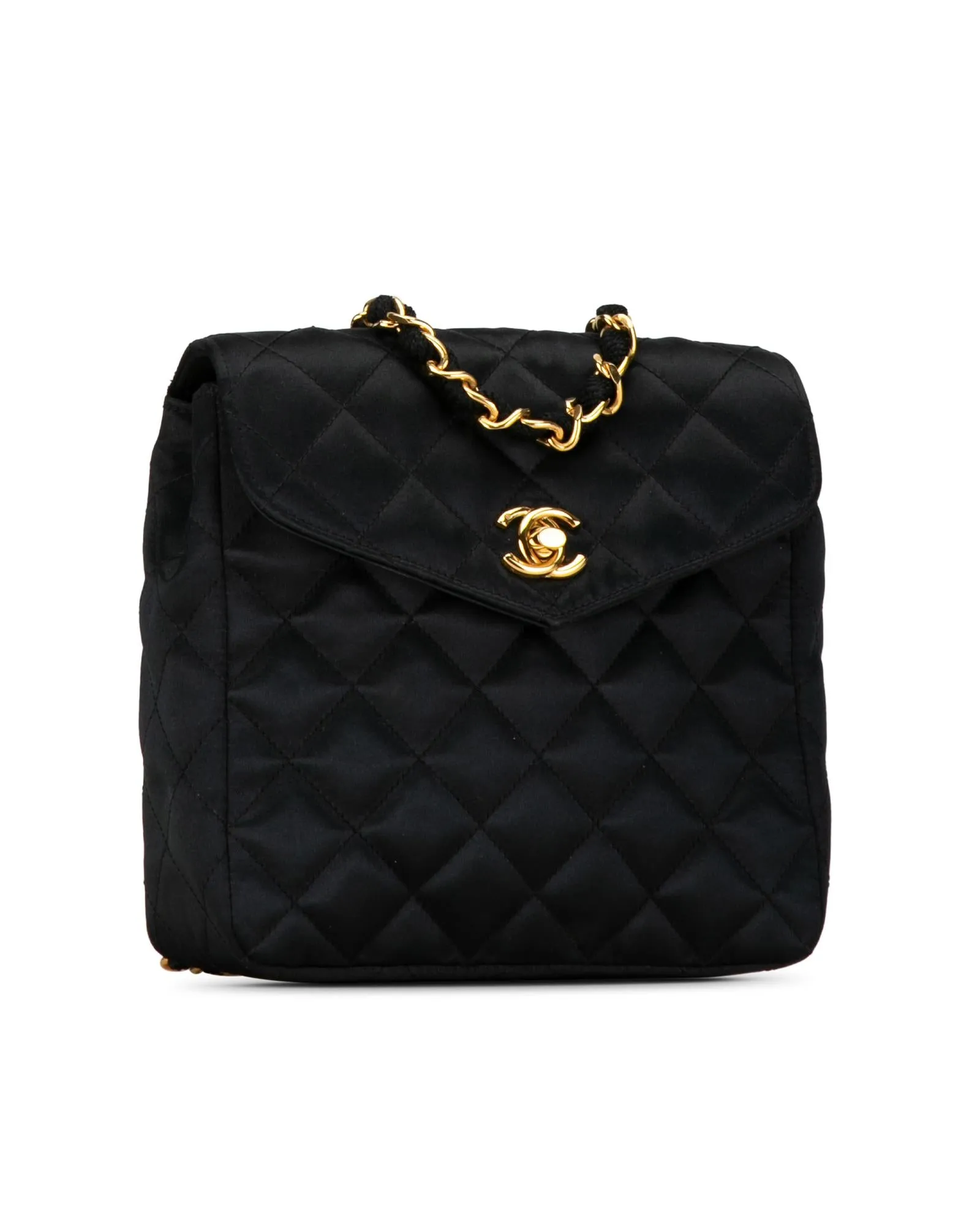 Chanel 19 Mini Backpack Black Quilted Nylon
