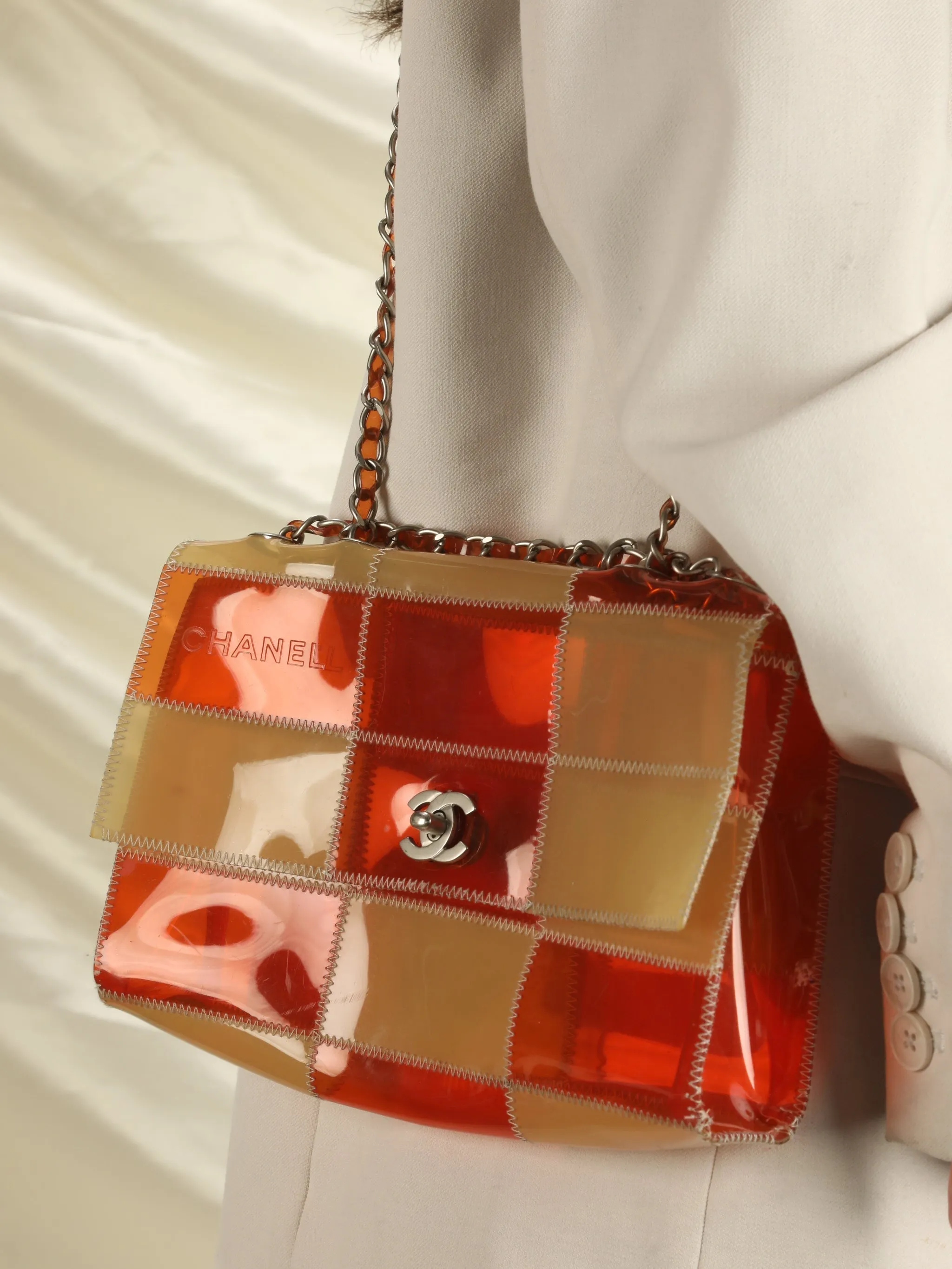 CL Vinyl Patchwork Bag