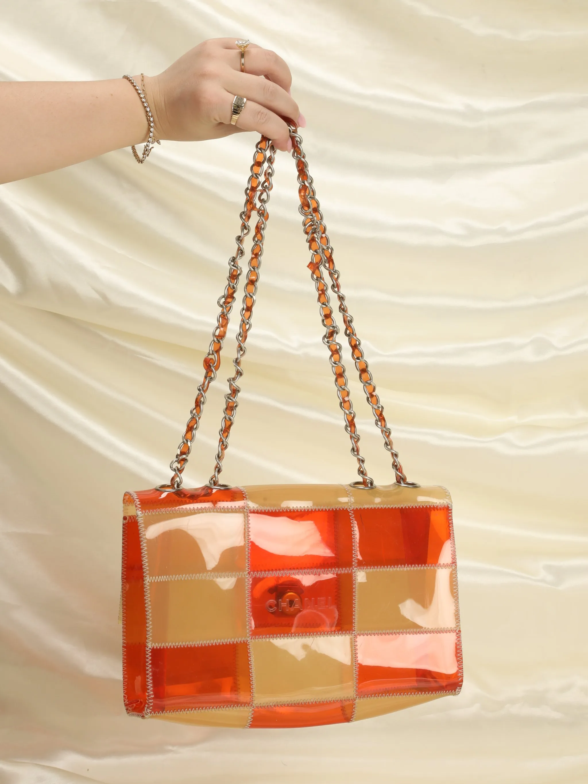 CL Vinyl Patchwork Bag