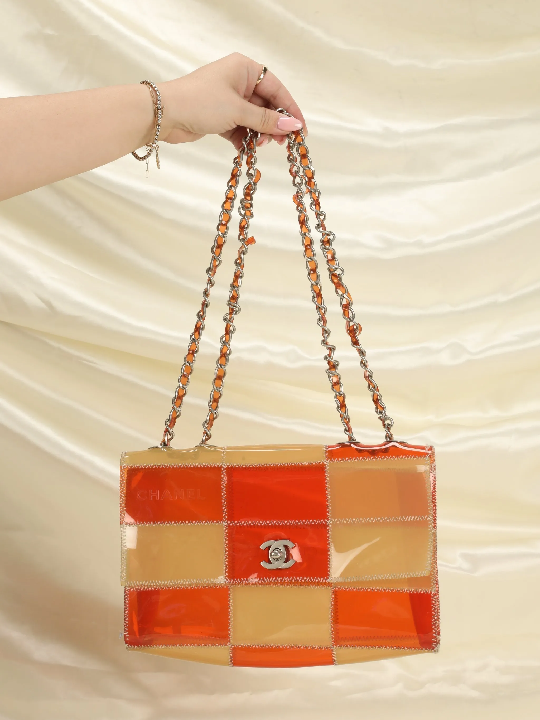 CL Vinyl Patchwork Bag