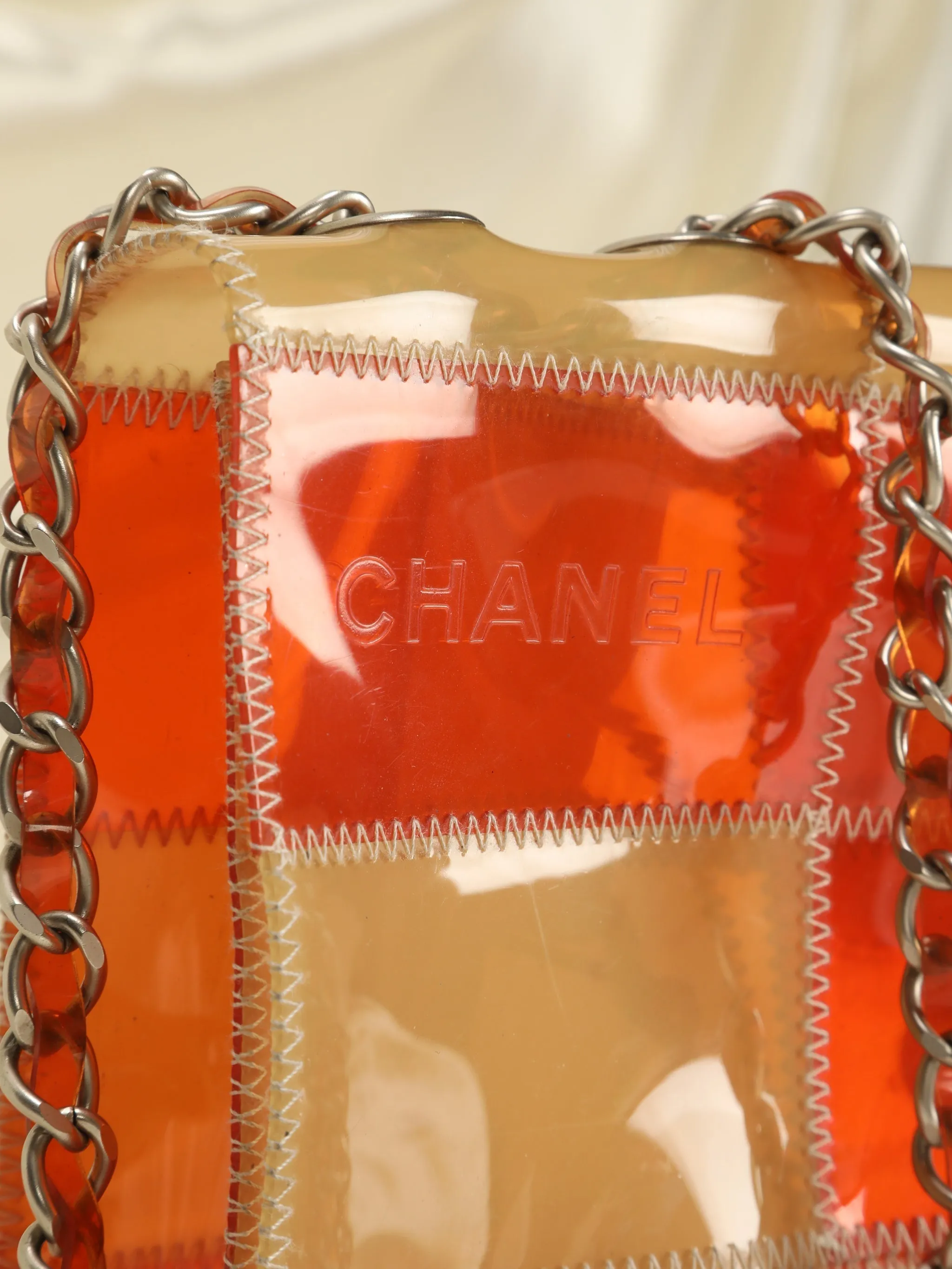 CL Vinyl Patchwork Bag