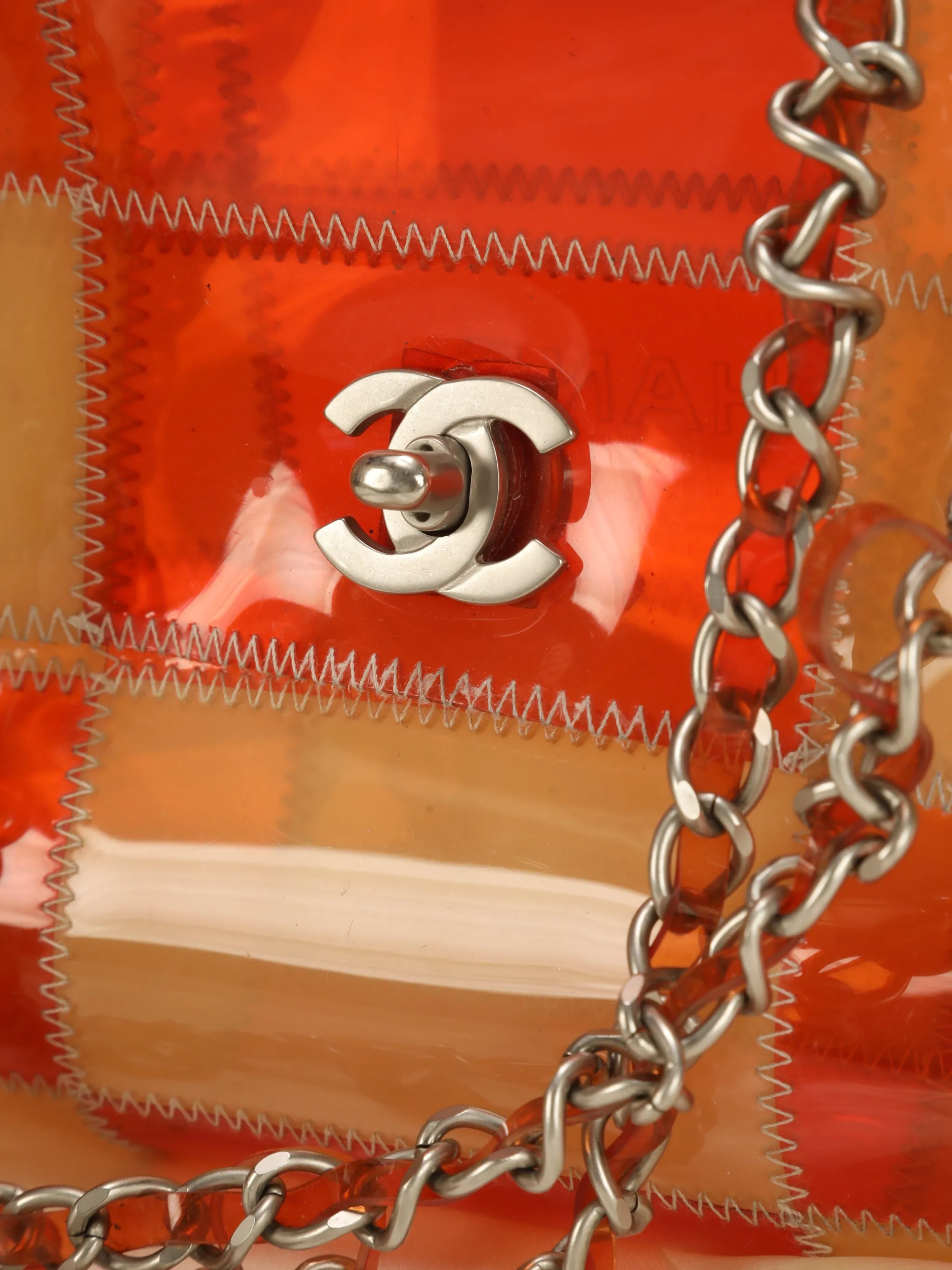 CL Vinyl Patchwork Bag
