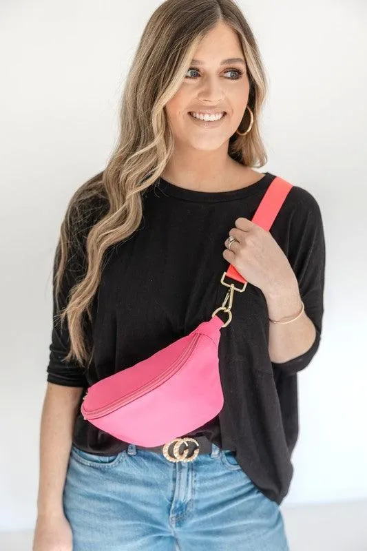Colorful Nylon Crossbody Bag