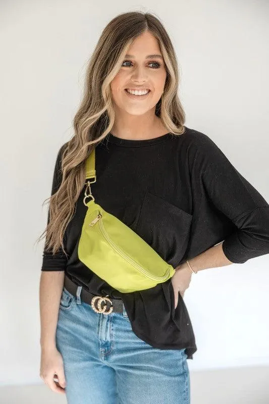 Colorful Nylon Crossbody Bag