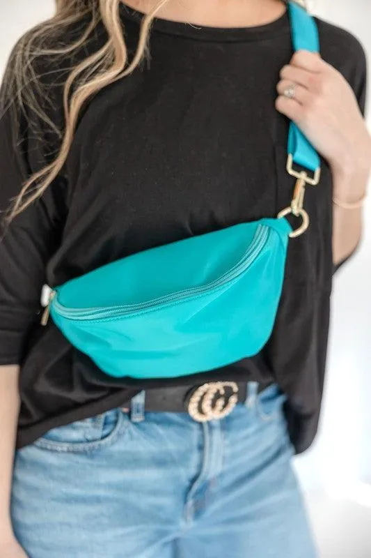 Colorful Nylon Crossbody Bag