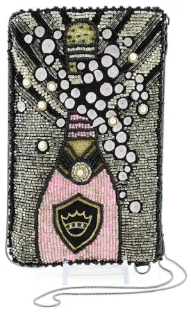 Come to the Party Beaded Embroidered Phone Bag