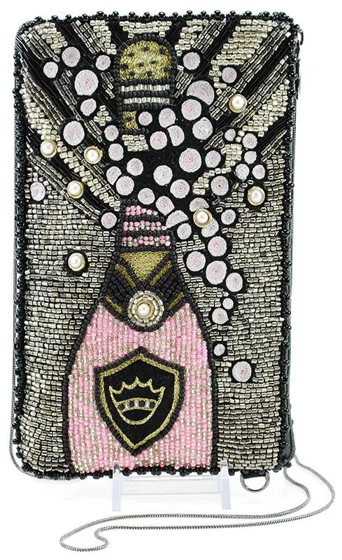 Come to the Party Beaded Embroidered Phone Bag