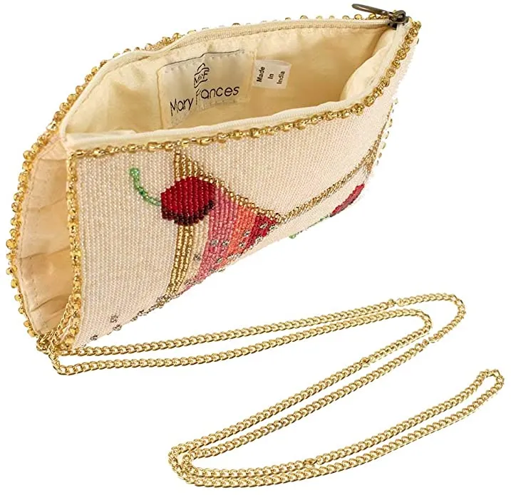 Cosmo Cocktail Beaded Embroidered Phone Bag