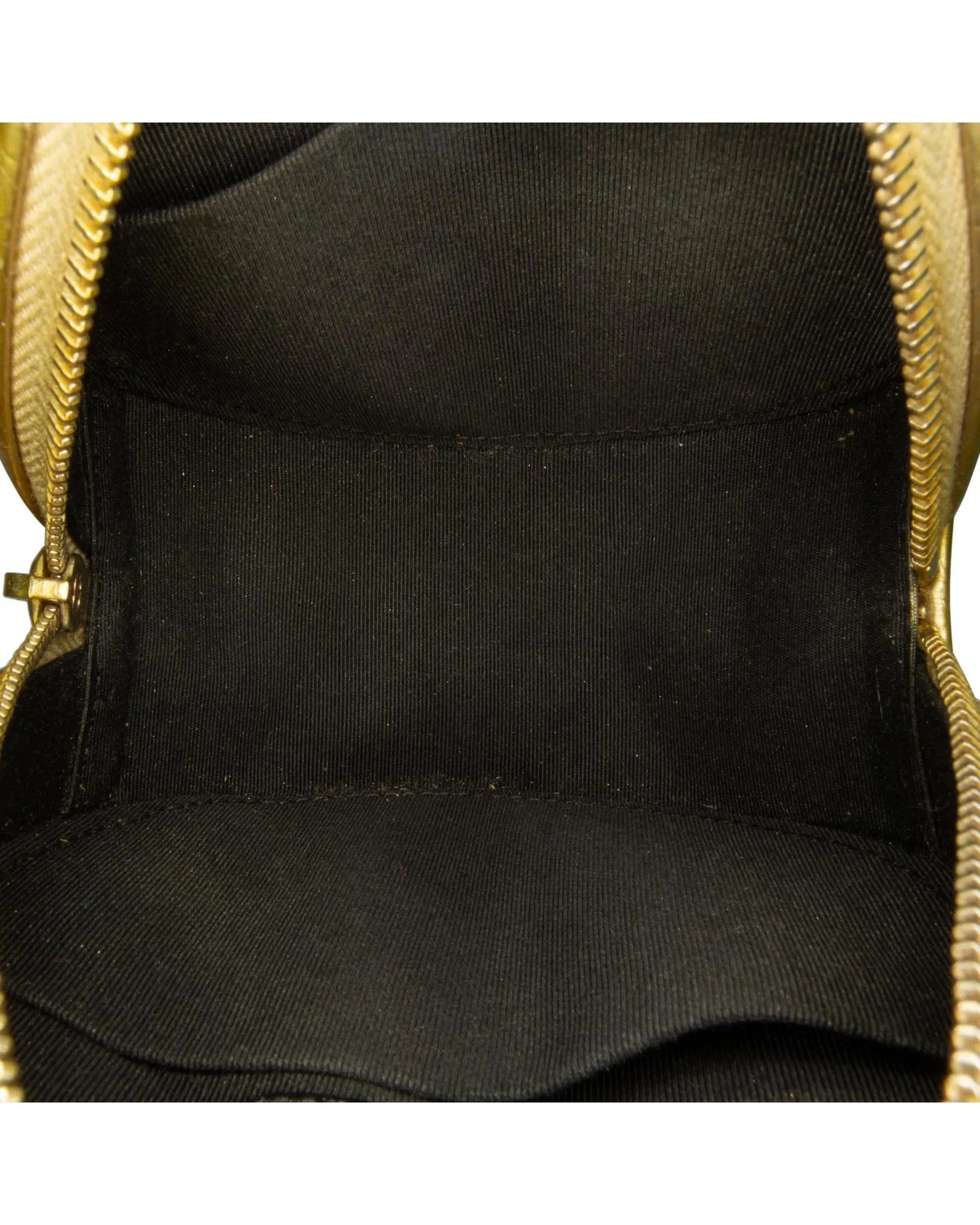 Croc-Embossed Round Crossbody Bag with Woven Chain Strap