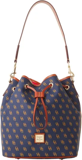 Dooney & Bourke Handbag, Gretta Drawstring - Blue