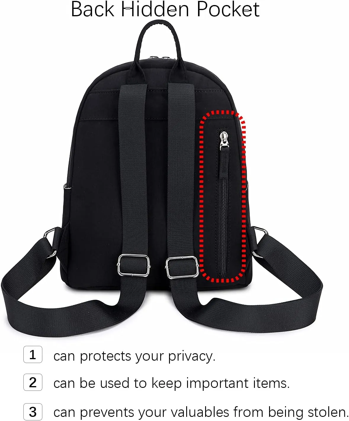 ecodudo Mini Backpack Purse for Women Teen Girls Small Fashion Bag