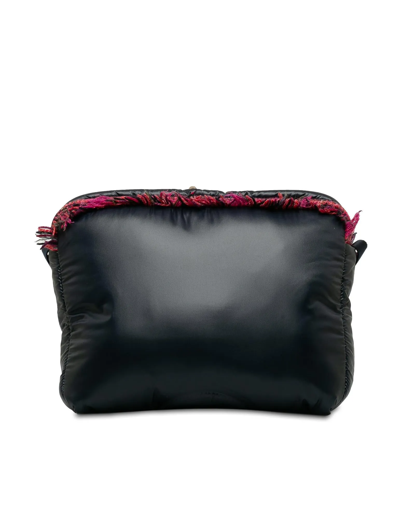 Embossed Nylon Crossbody Bag