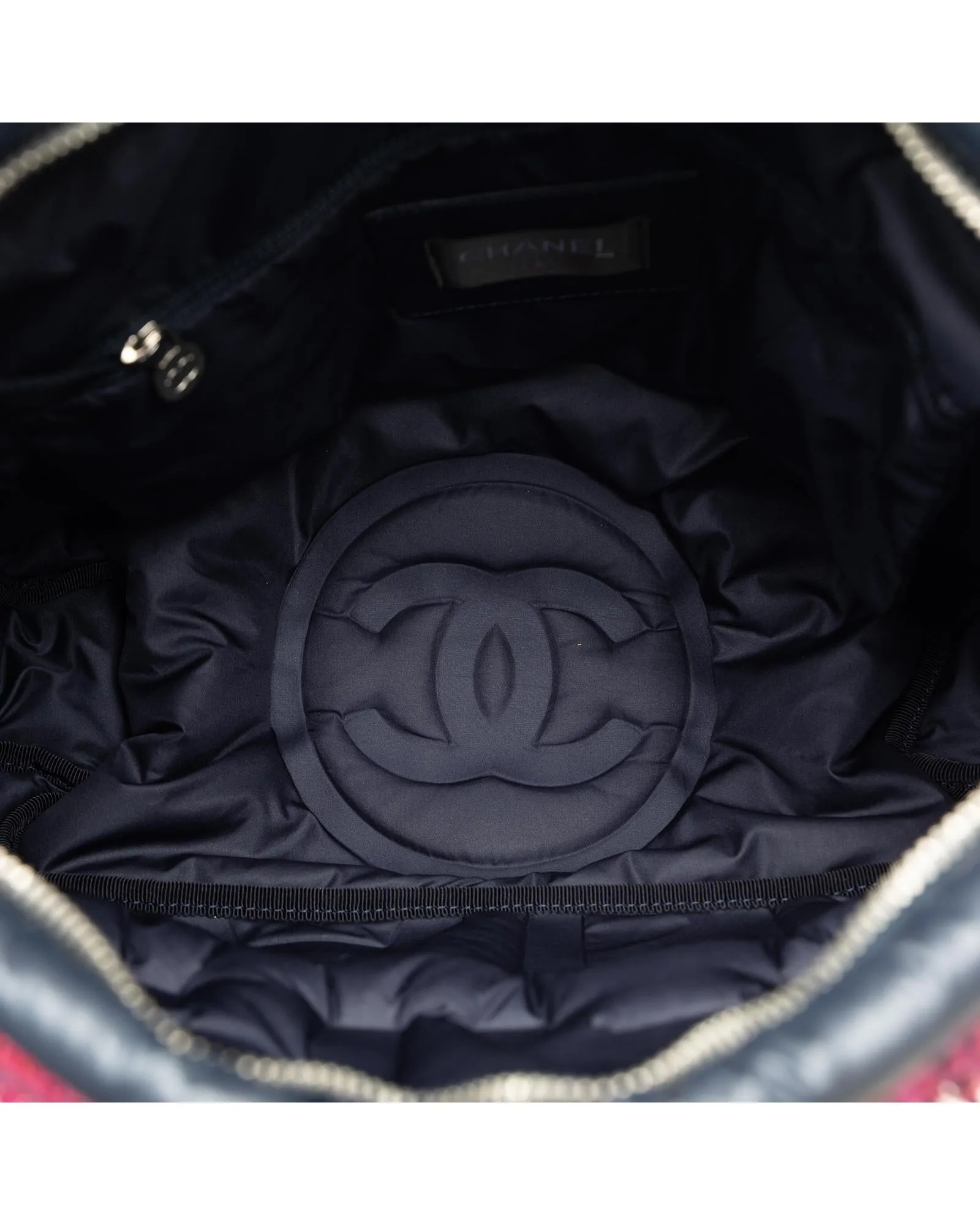 Embossed Nylon Crossbody Bag