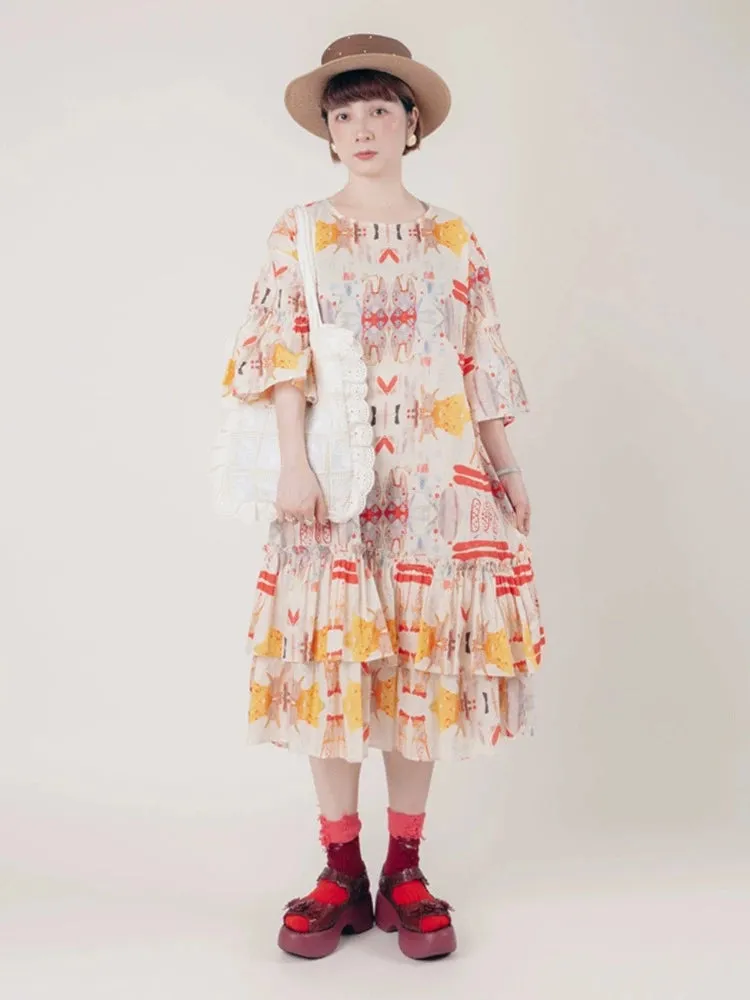Embroidered mushroom lace handbag【s0000006894】