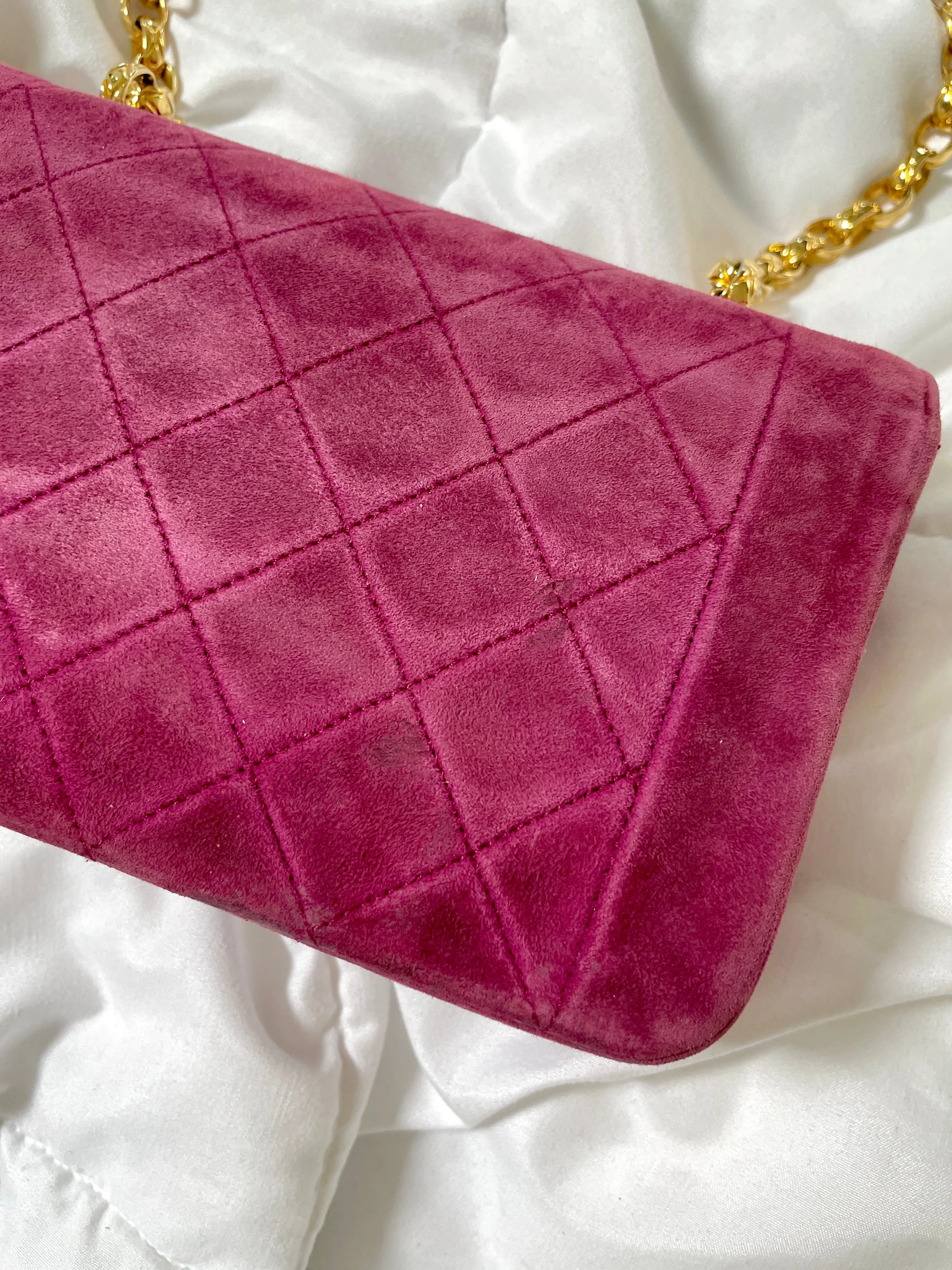 Extremely Rare CL Suede Mini Diana Bag