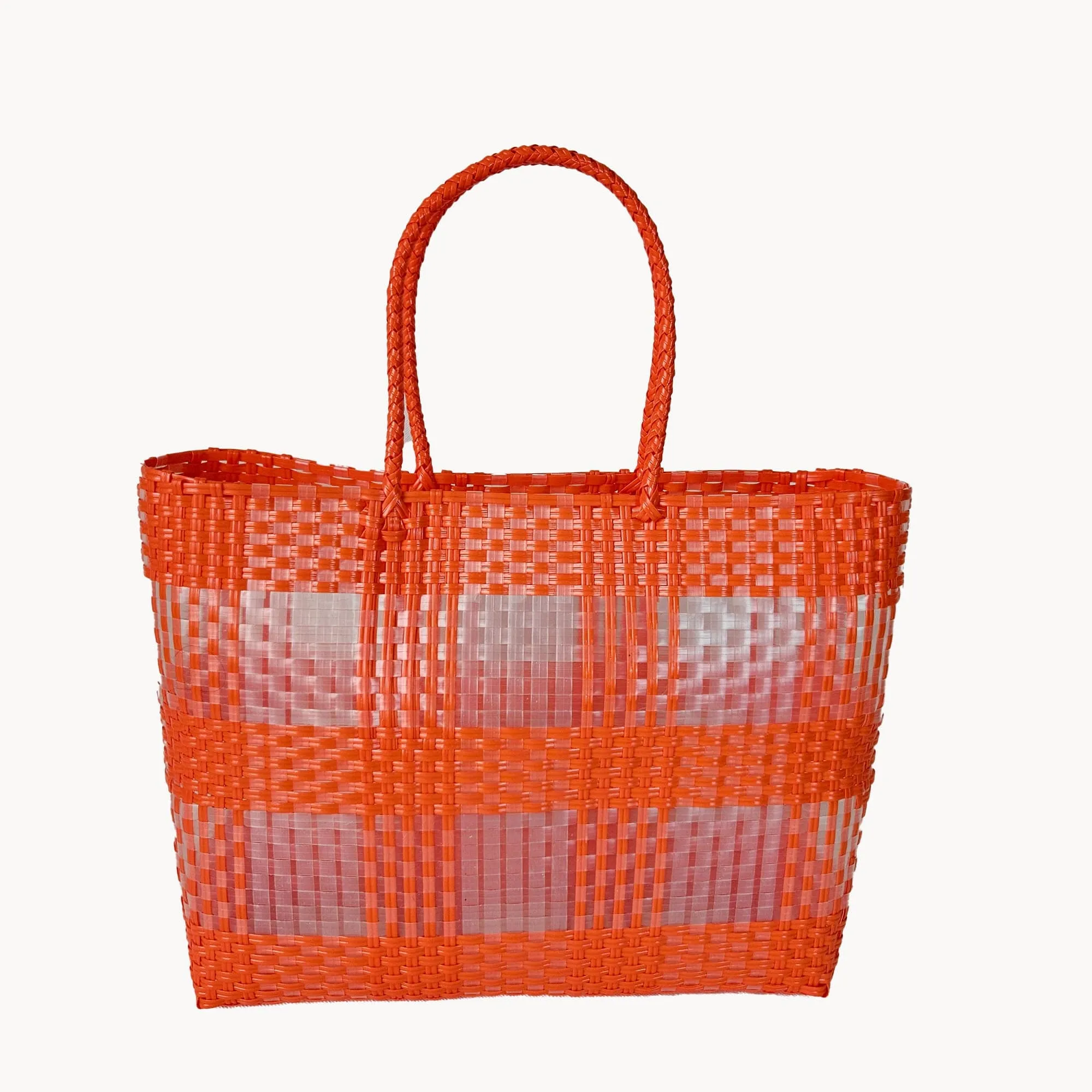 FA0002 Lexi Hand Woven Eco Plastic Tote Bag