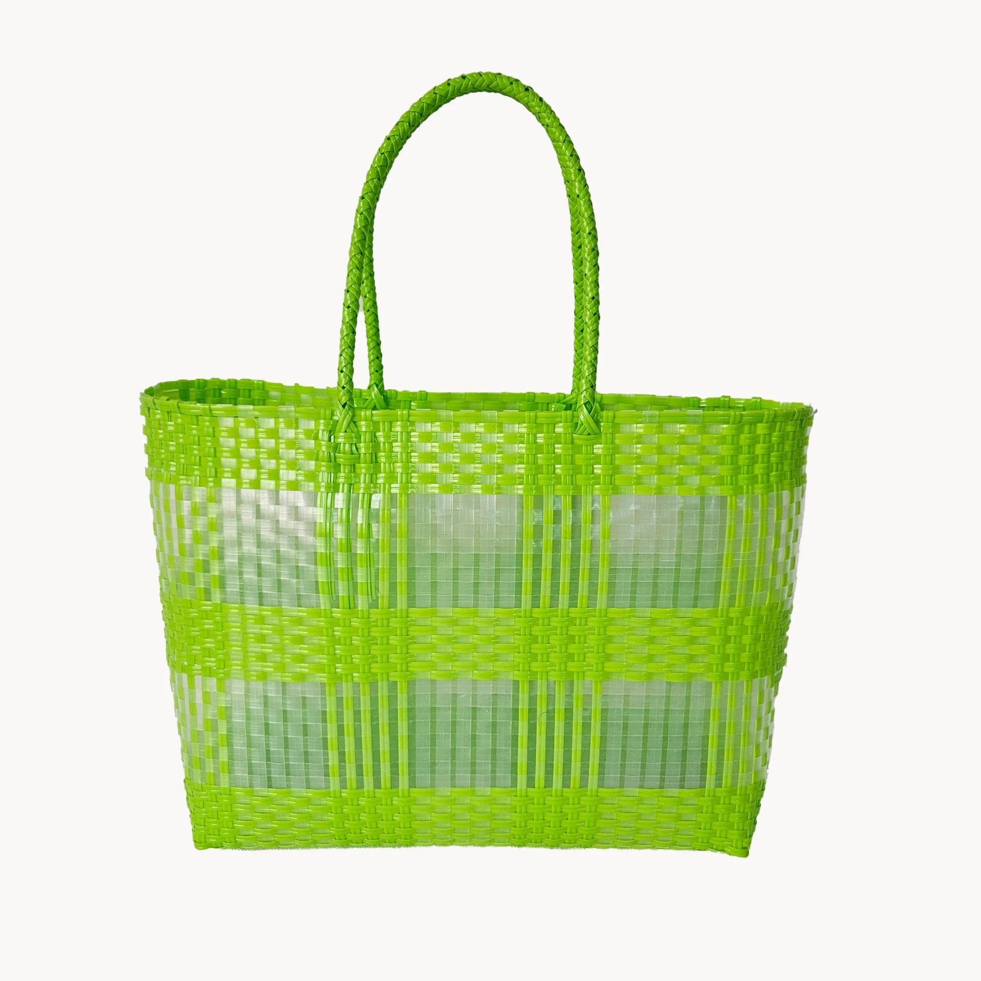 FA0002 Lexi Hand Woven Eco Plastic Tote Bag