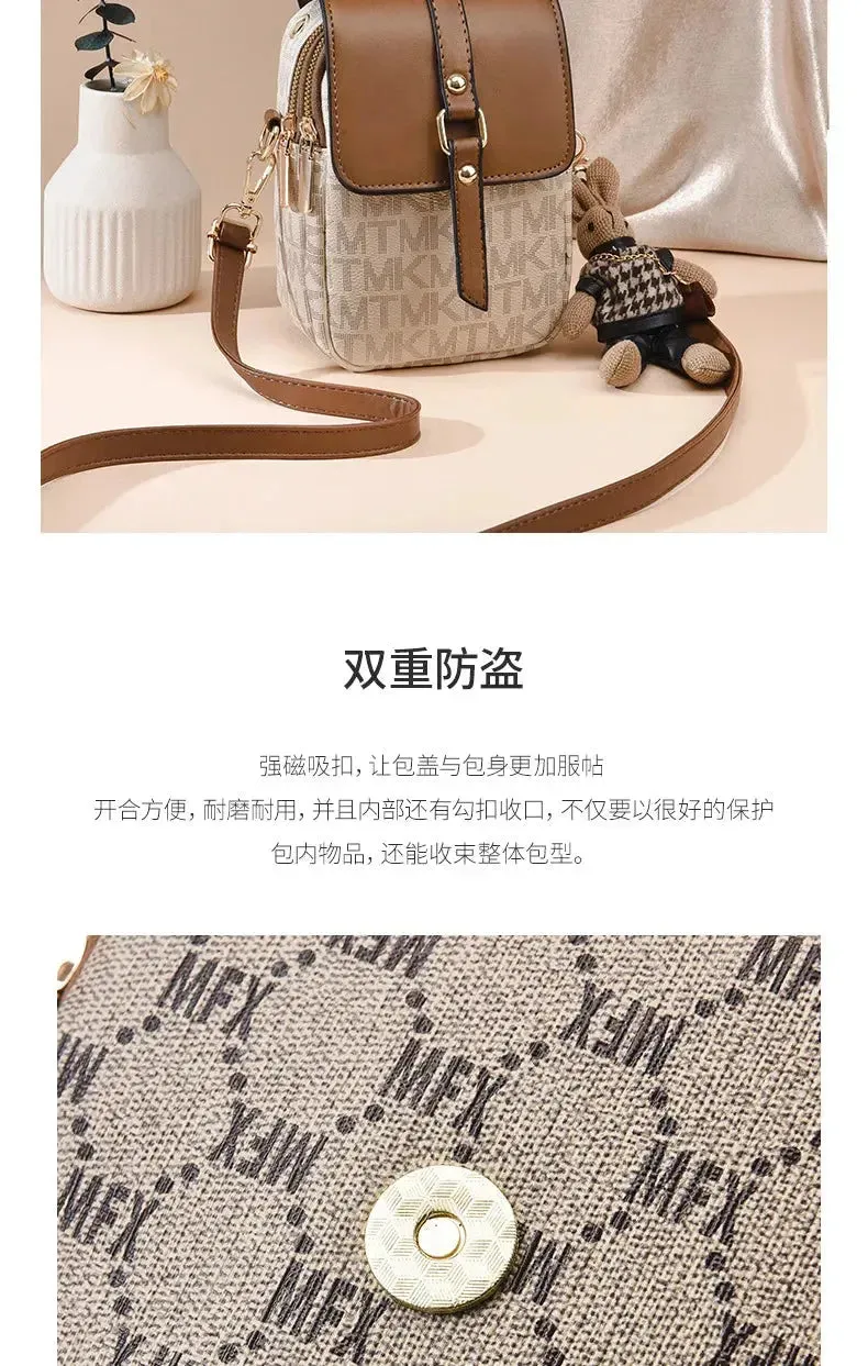 fashionWomen Crossbody Shoulder Bags Wallets Phone Purse Bags Soft Leather Handbag Female Luxury Messenger Bags Ladies Hand Bag