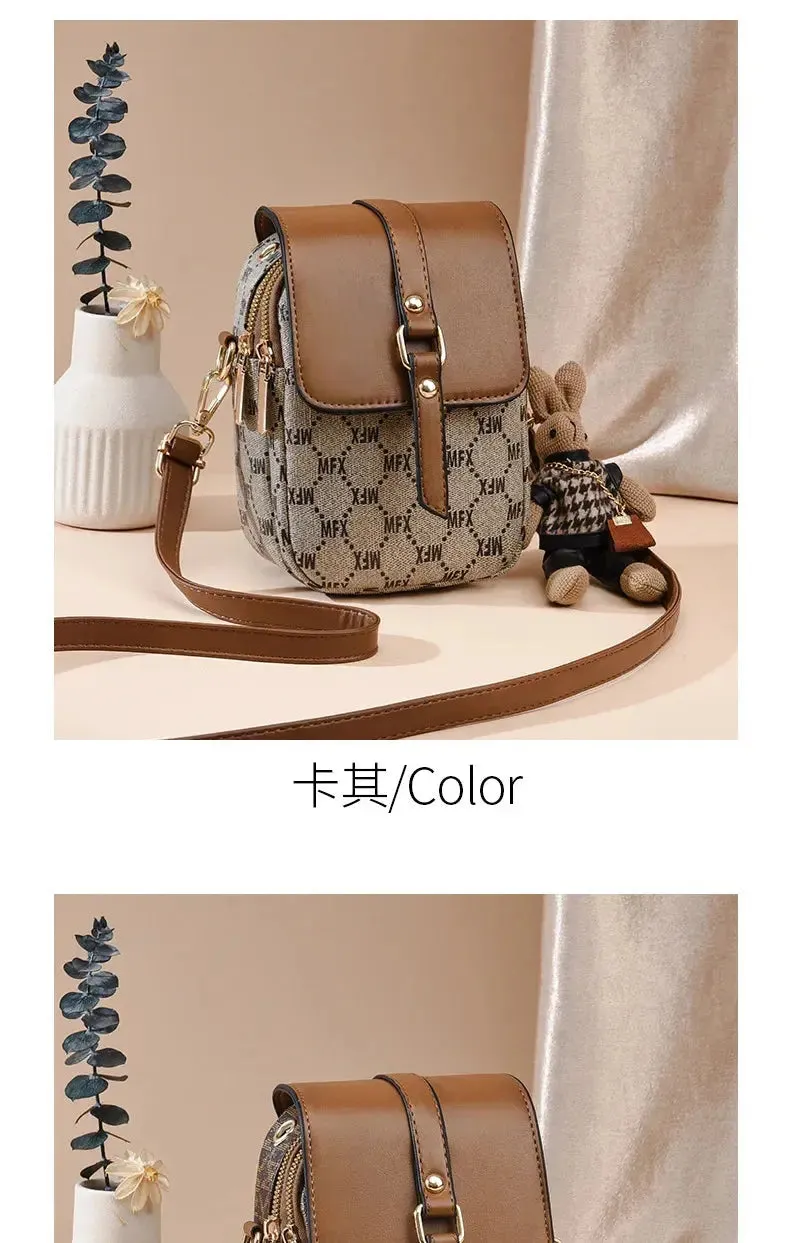 fashionWomen Crossbody Shoulder Bags Wallets Phone Purse Bags Soft Leather Handbag Female Luxury Messenger Bags Ladies Hand Bag