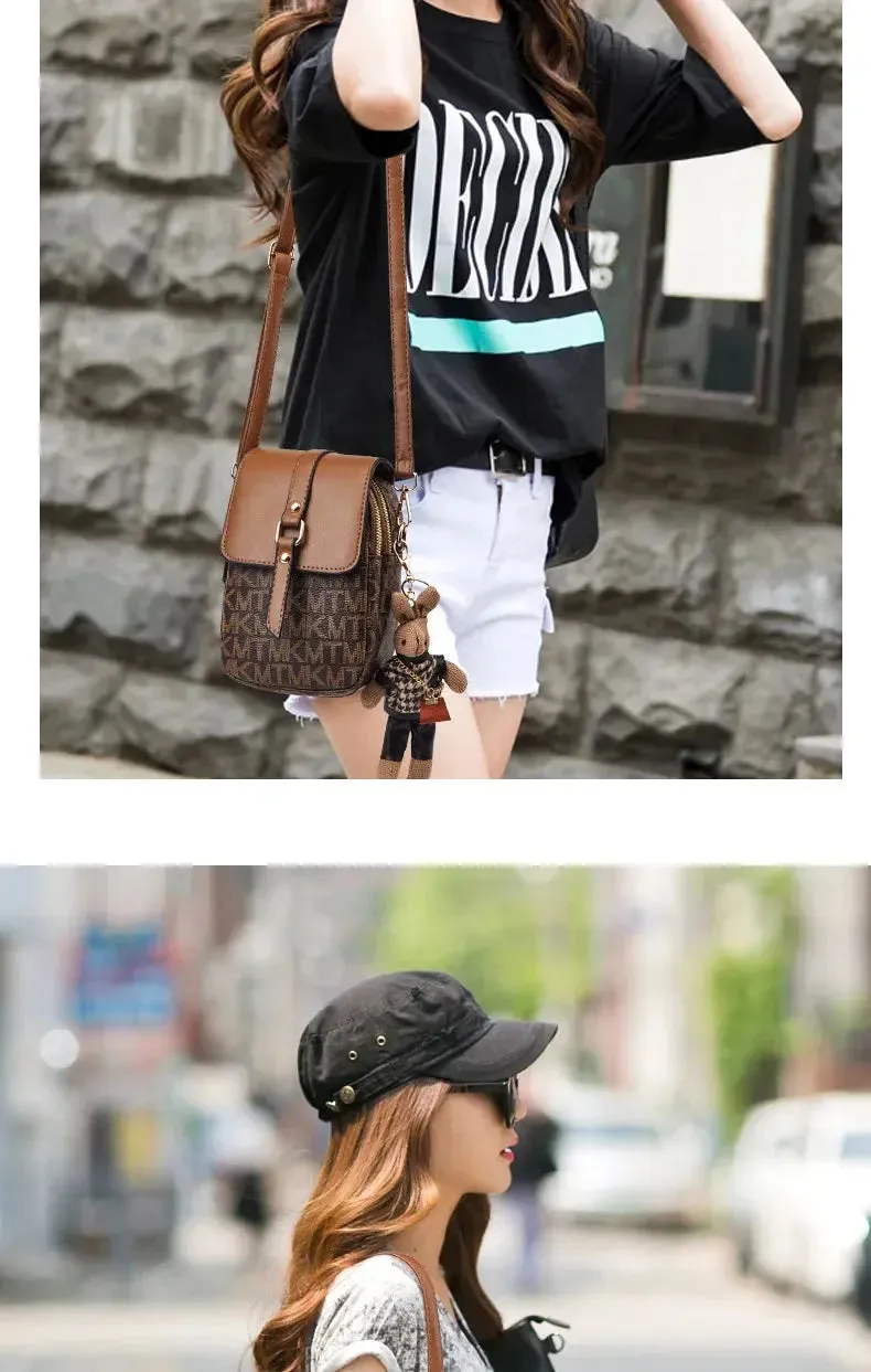 fashionWomen Crossbody Shoulder Bags Wallets Phone Purse Bags Soft Leather Handbag Female Luxury Messenger Bags Ladies Hand Bag