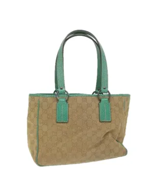 GG Canvas Tote Bag with Accessory - Beige
