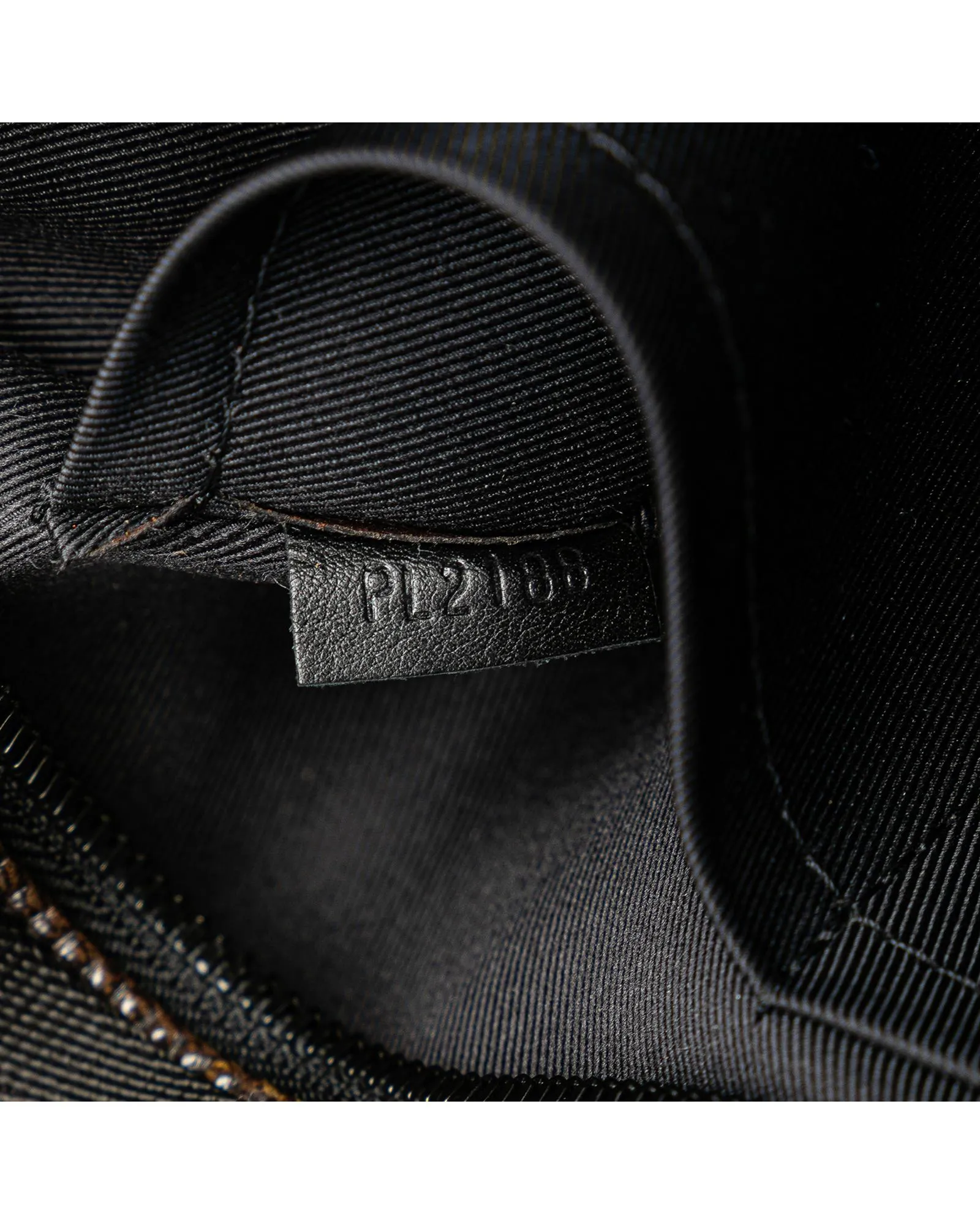 Glazed Monogram Crossbody Bag with Front Zip