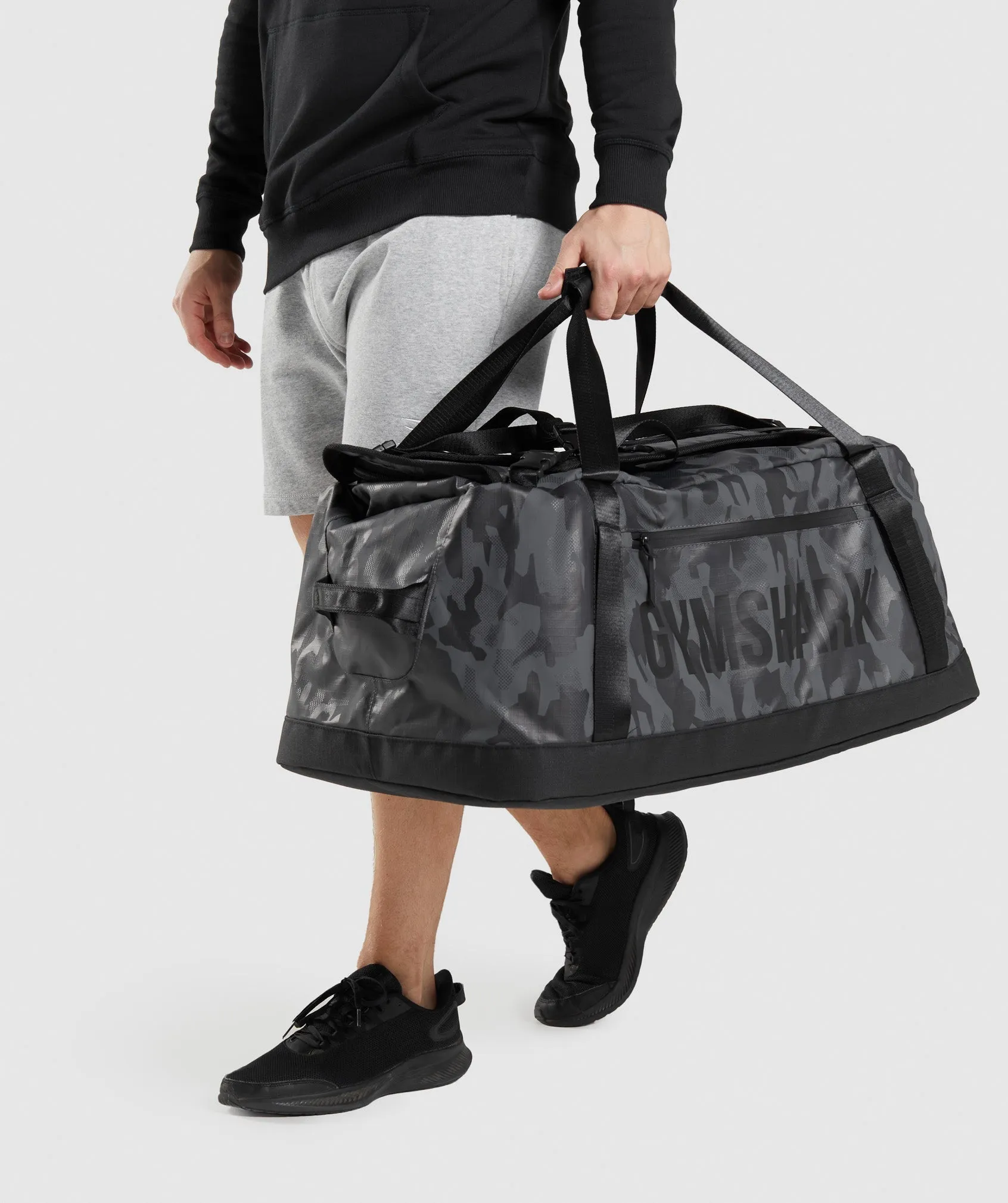 Gymshark X-Series Duffle Bag - Black Print