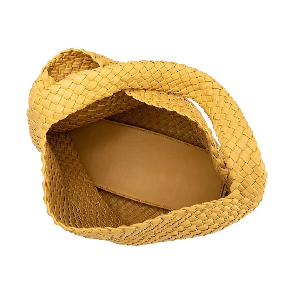 Johanna Yellow Large Recycled Vegan Shoulder Bag