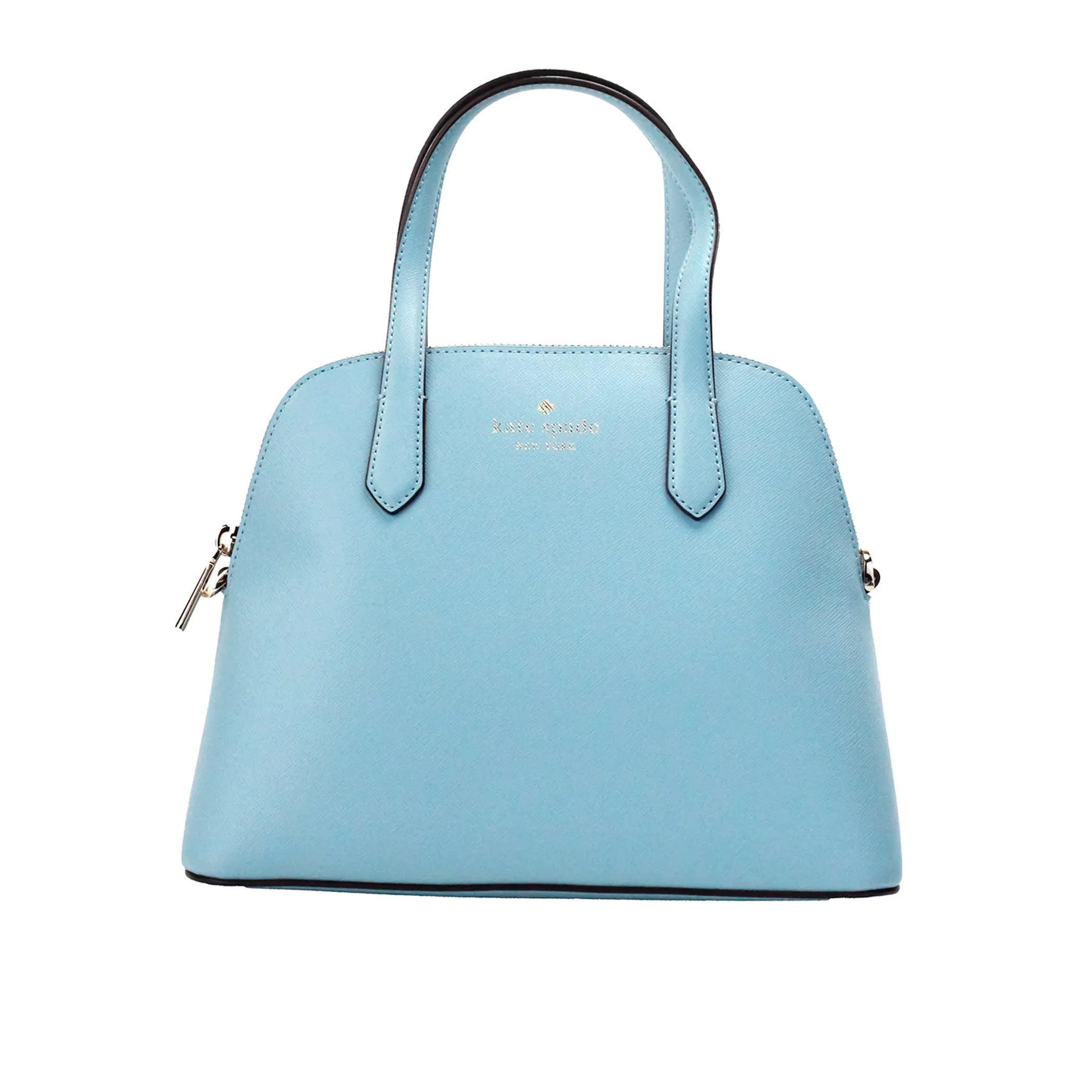 Kate Spade Schuyler Medium Smoky Blue PVC Domed Satchel