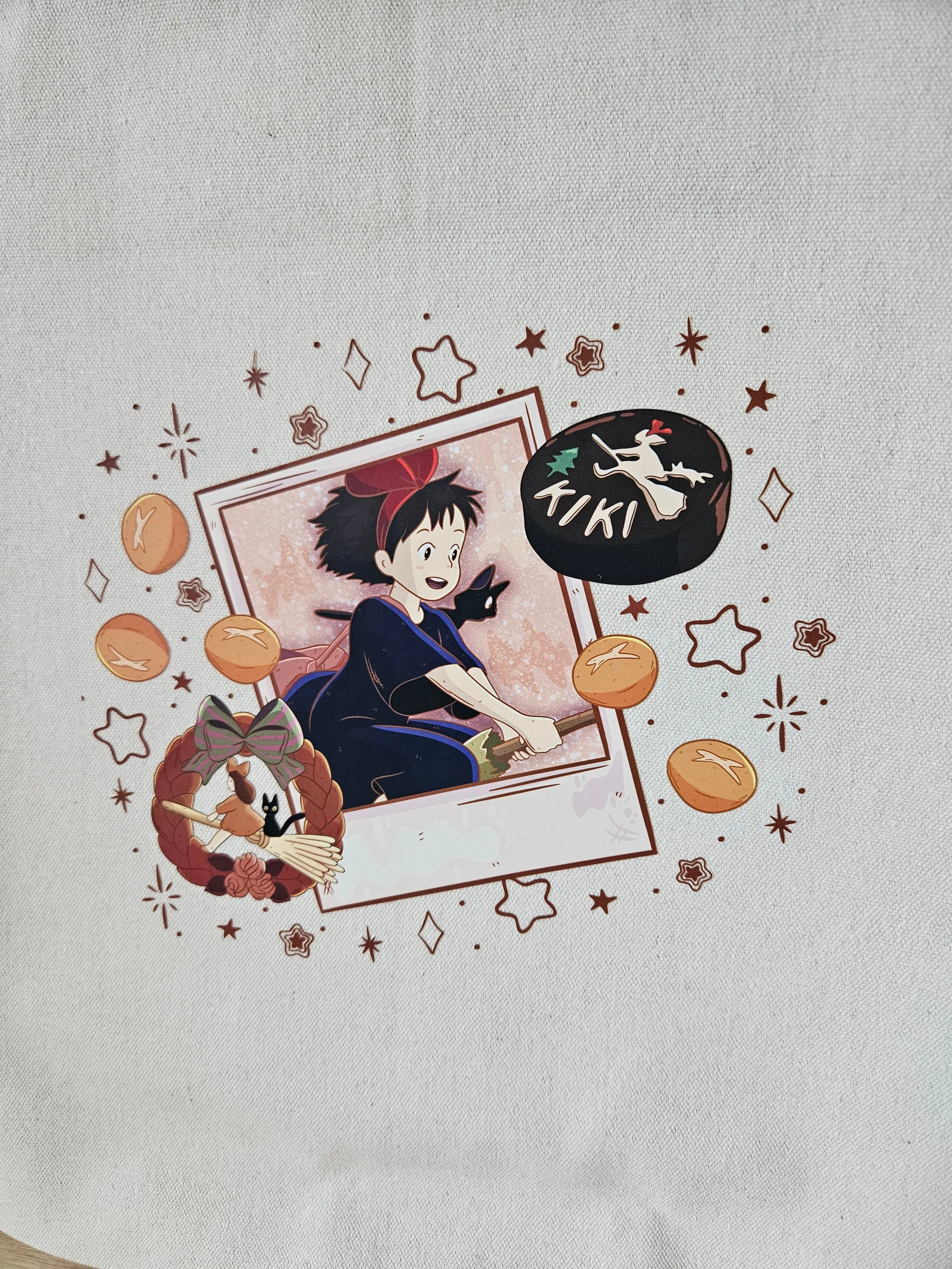 Kiki Delivery Polaroid Tote Bag