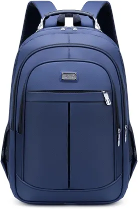 Large capacity laptop backpack, travel laptop backpack,leisure backpack, college backpackSteel wire reinforced handle, strong waterproof fabric (Blue)