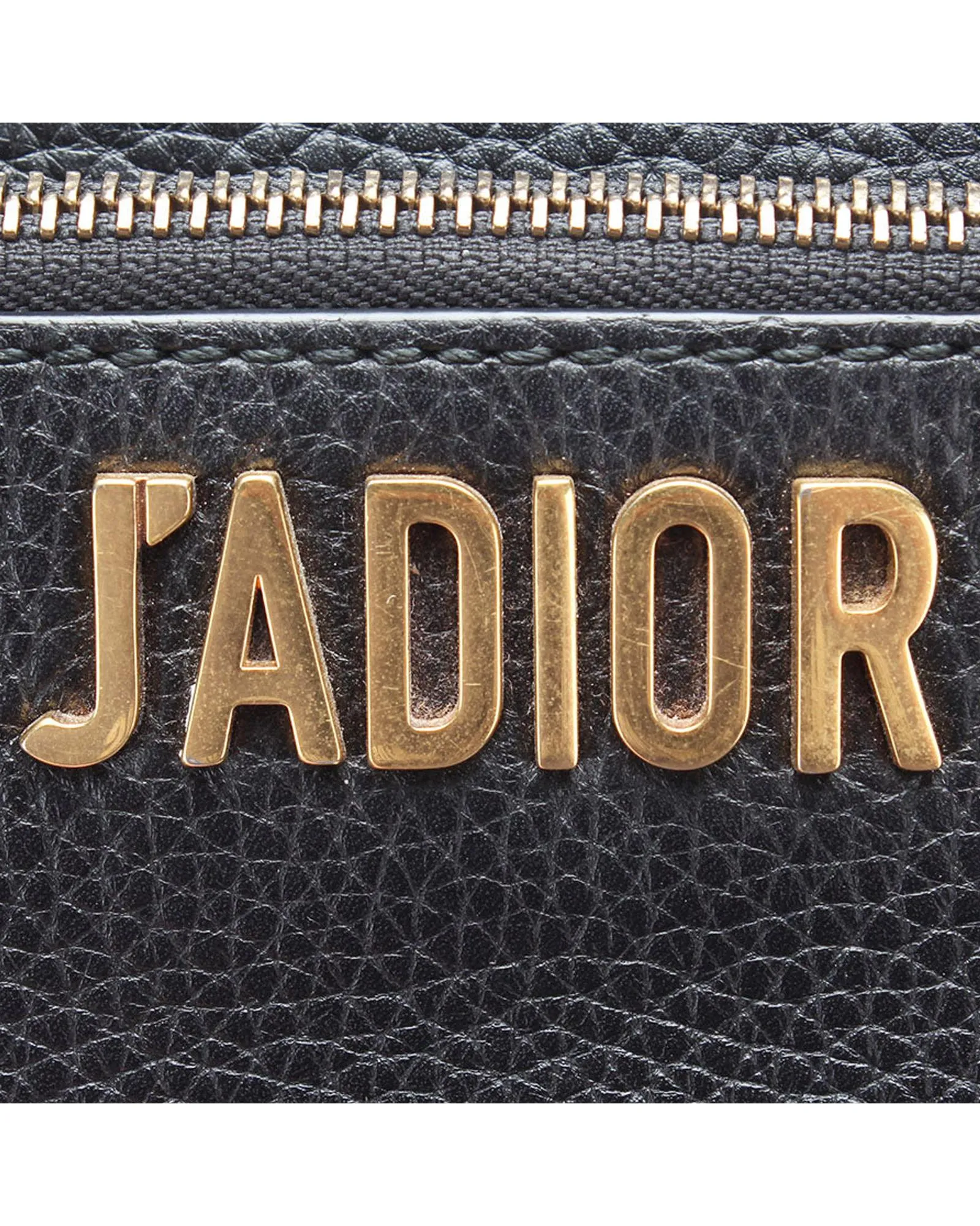 Leather Crossbody Bag with Gold-Tone Chain Strap