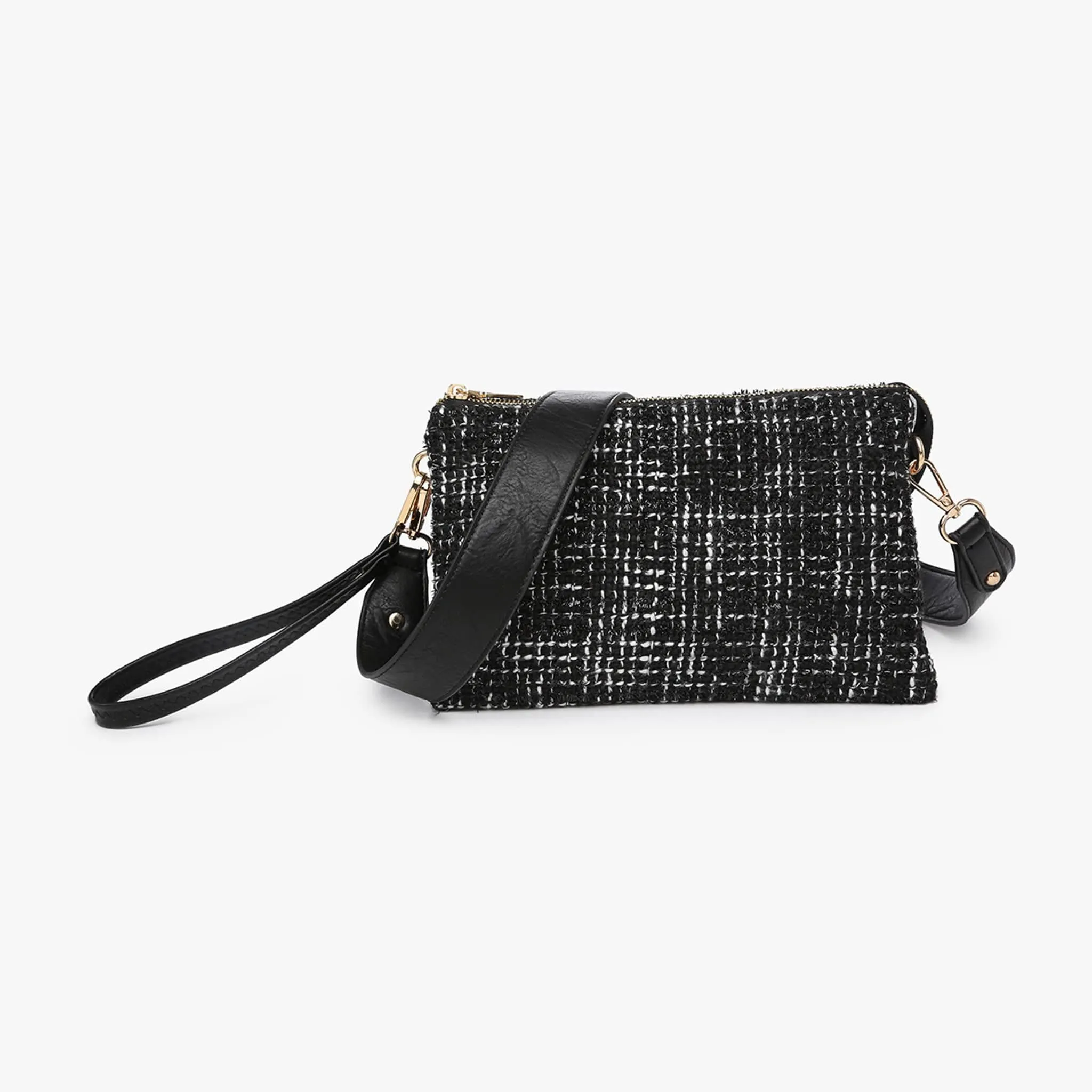 M2056TWD Izzy Tweed Crossbody with Guitar Strap