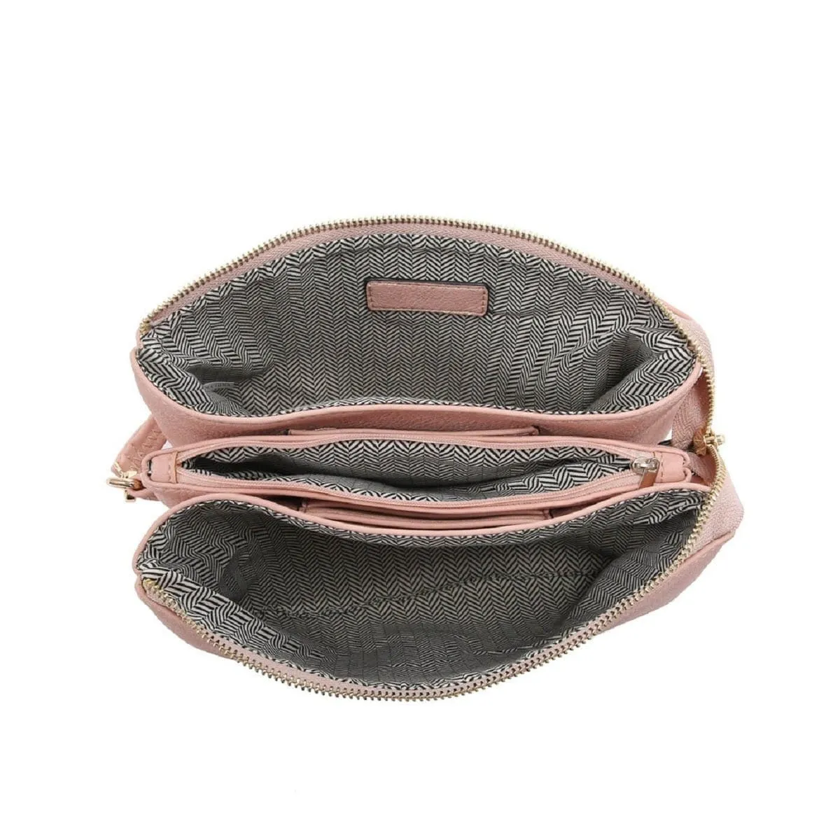 M2056WV Natural Woven Straw Wristlet/Crossbody w/ Guitar Strap
