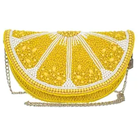 Mary Frances Tart Lemon Crossbody Handbag