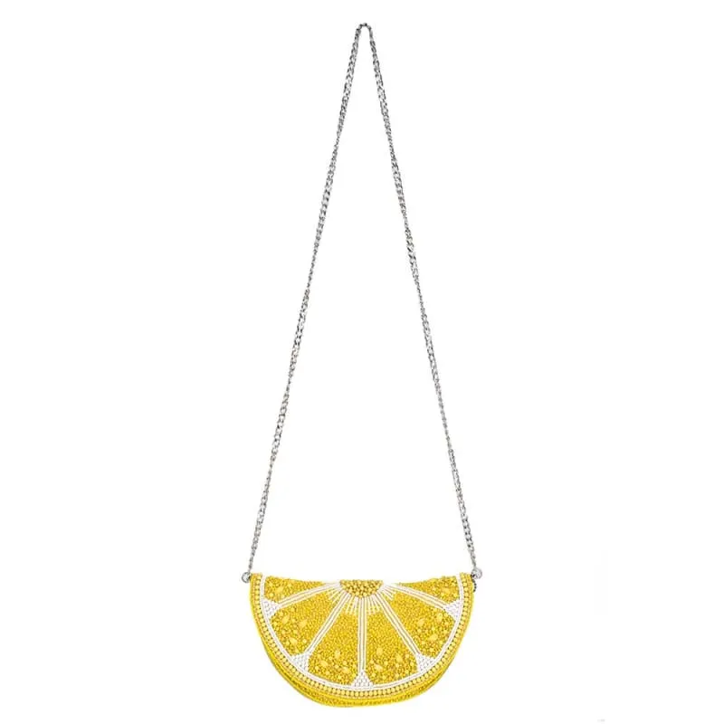 Mary Frances Tart Lemon Crossbody Handbag