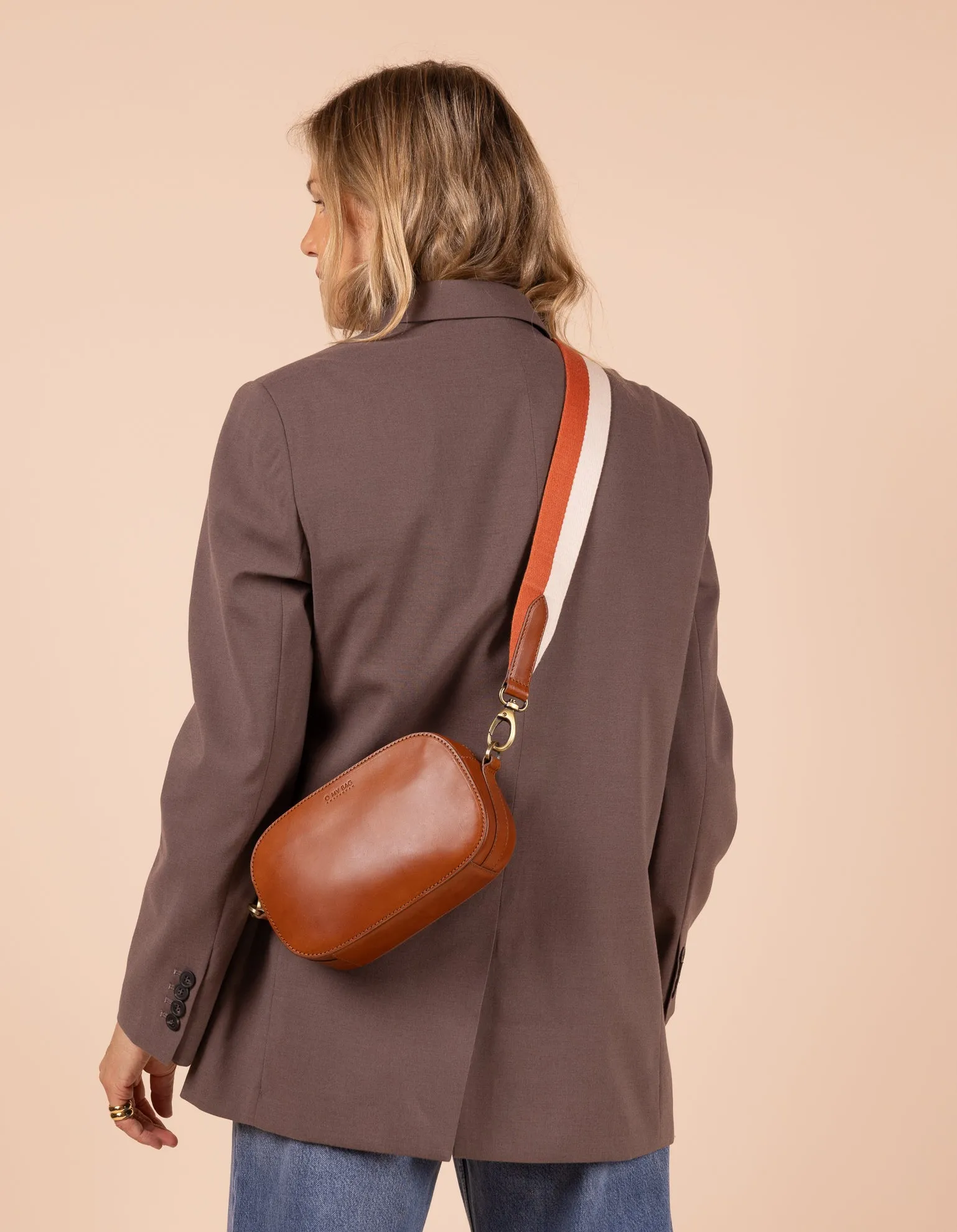 Maya Classic Leather Crossbody Bag