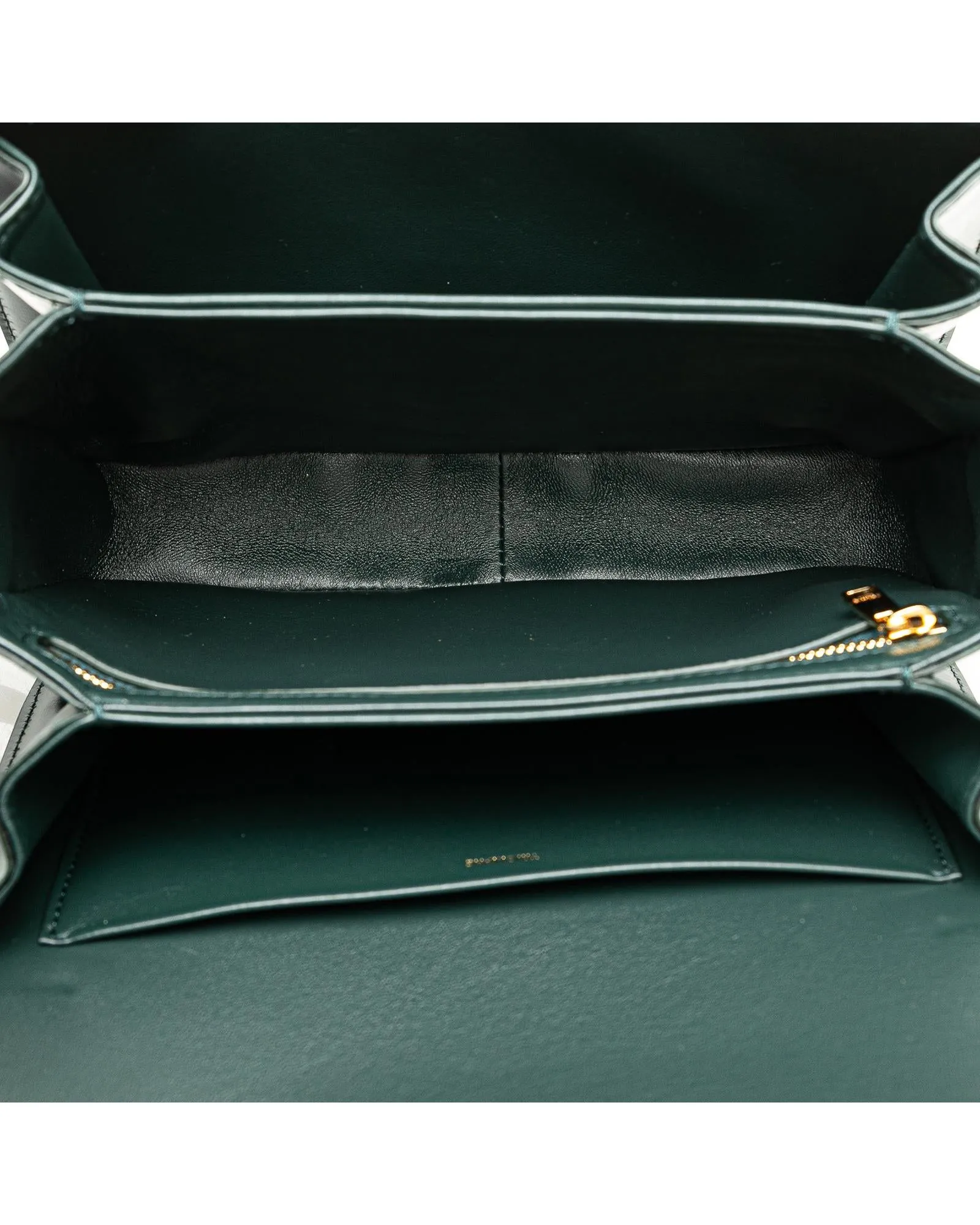 Medium Calfskin Triomphe Crossbody Bag with Adjustable Strap and Interior Pockets
