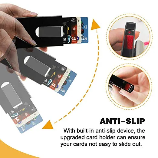 Metal Credit Card Holder with Money Clip