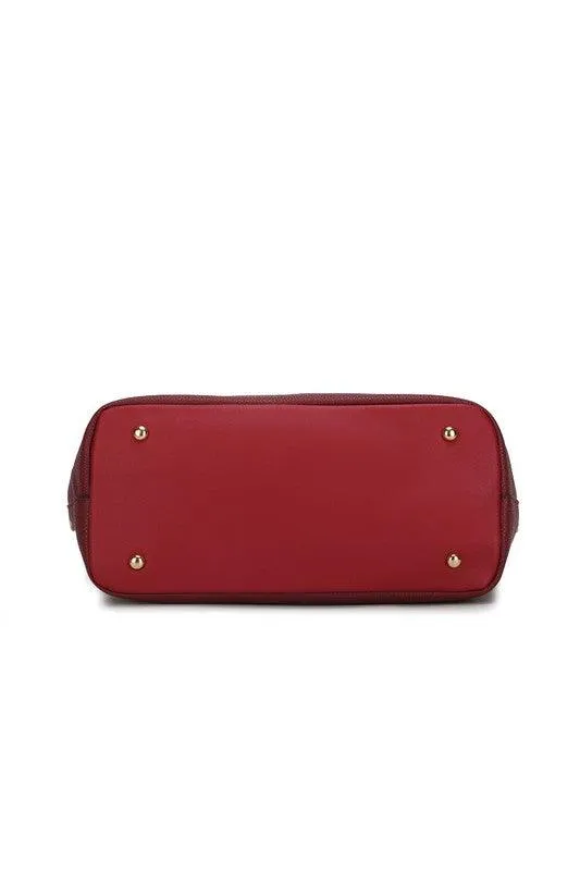 Mia K Vallie Color Block Tote bag